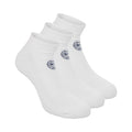 No Party No Show Move Tennis Socks 3 Pack-White,Black