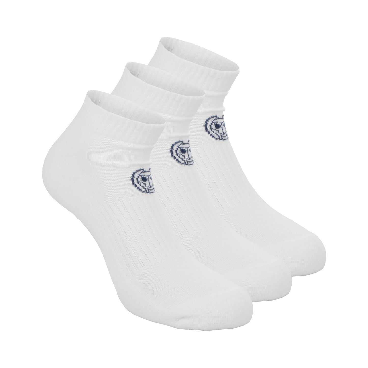 BIDI BADU No Party No Show Move Tennis Socks 3 Pack-White,Black