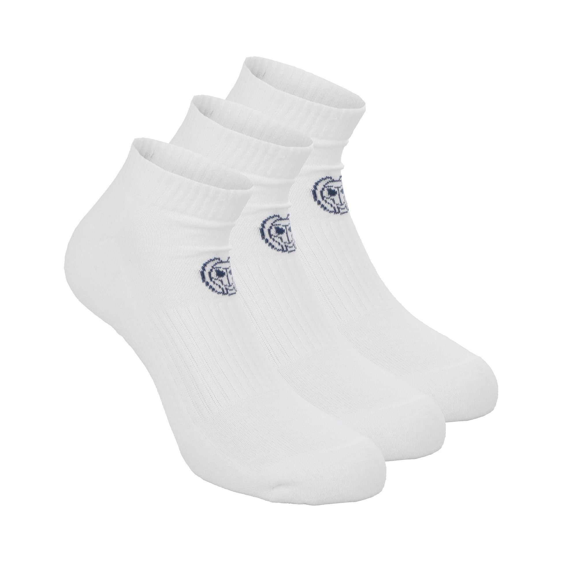 BIDI BADU No Party No Show Move Tennis Socks 3 Pack-White,Black