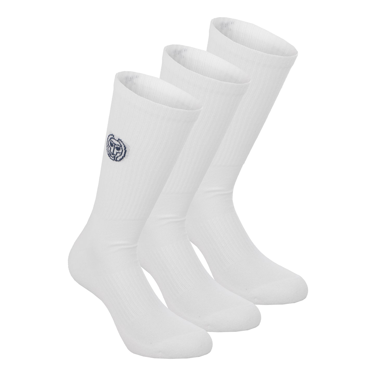 BIDI BADU Don Carlito Crew Move Tennis Socks 3 Pack-White,Black