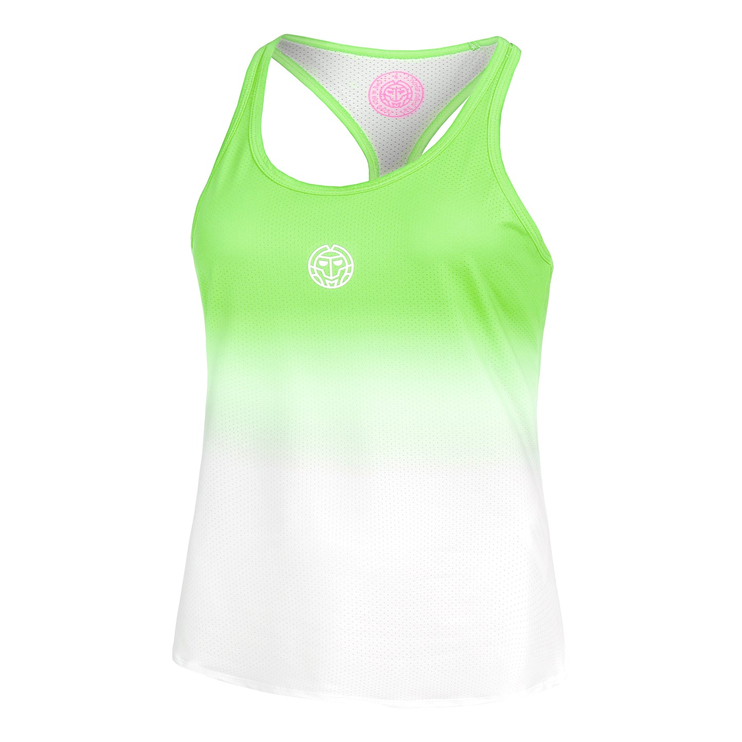 BIDI BADU Crew Gradiant Tank Top Women-Neon Green,White