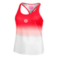 Crew Gradiant Tank Top Women-Red,White