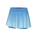 New York Printed Wavy Skirt Girls - turquoise, blue