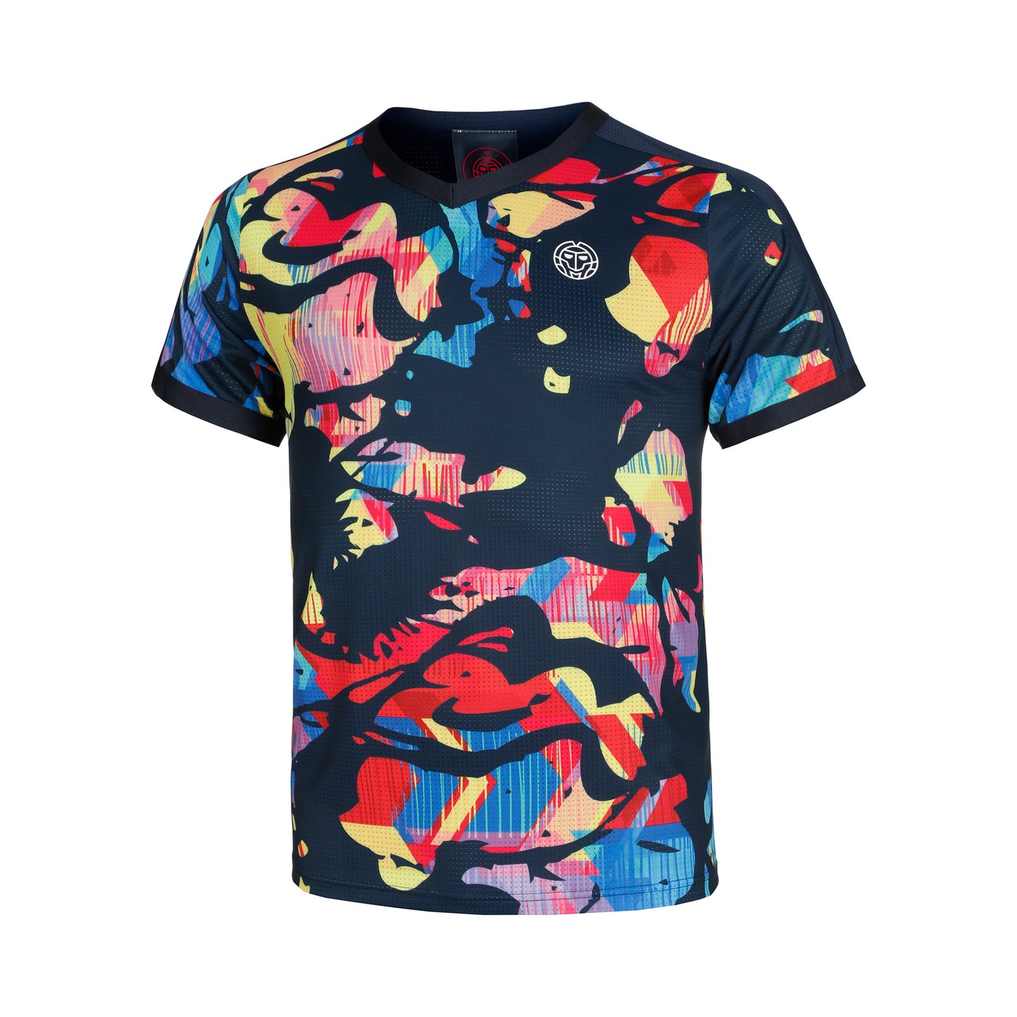 BIDI BADU Wild Arts V-Neck T-Shirt Boys - dark blue, multicoloured
