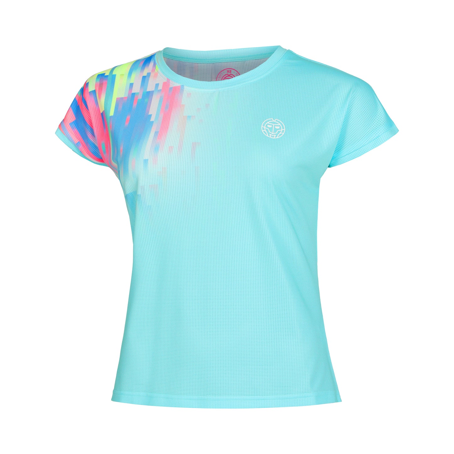 BIDI BADU Melbourne 2024 Junior Capsleeve T-Shirt Girls - turquoise, multicoloured