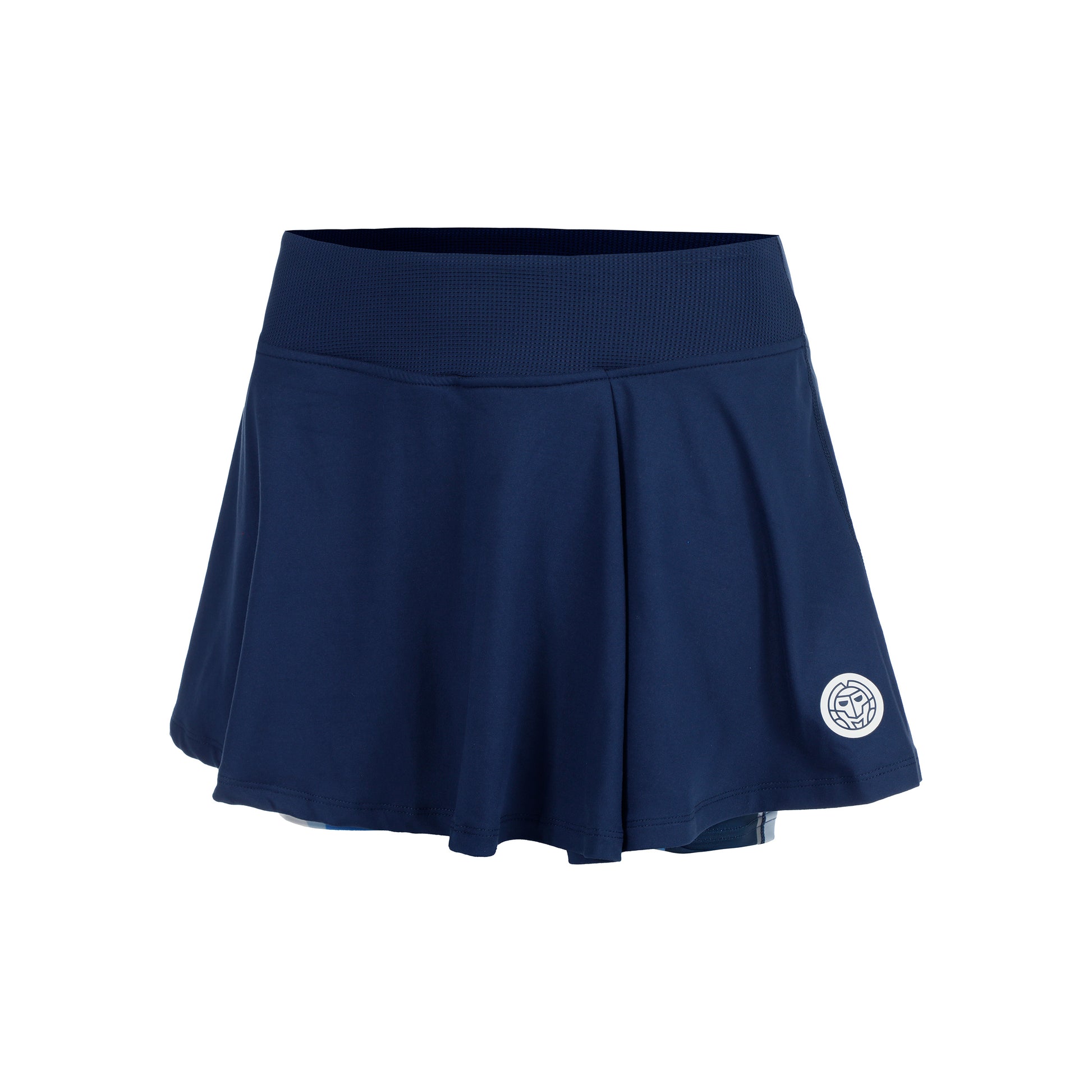 BIDI BADU New York 2024 Printed Wavy Skirt Women-Dark Blue