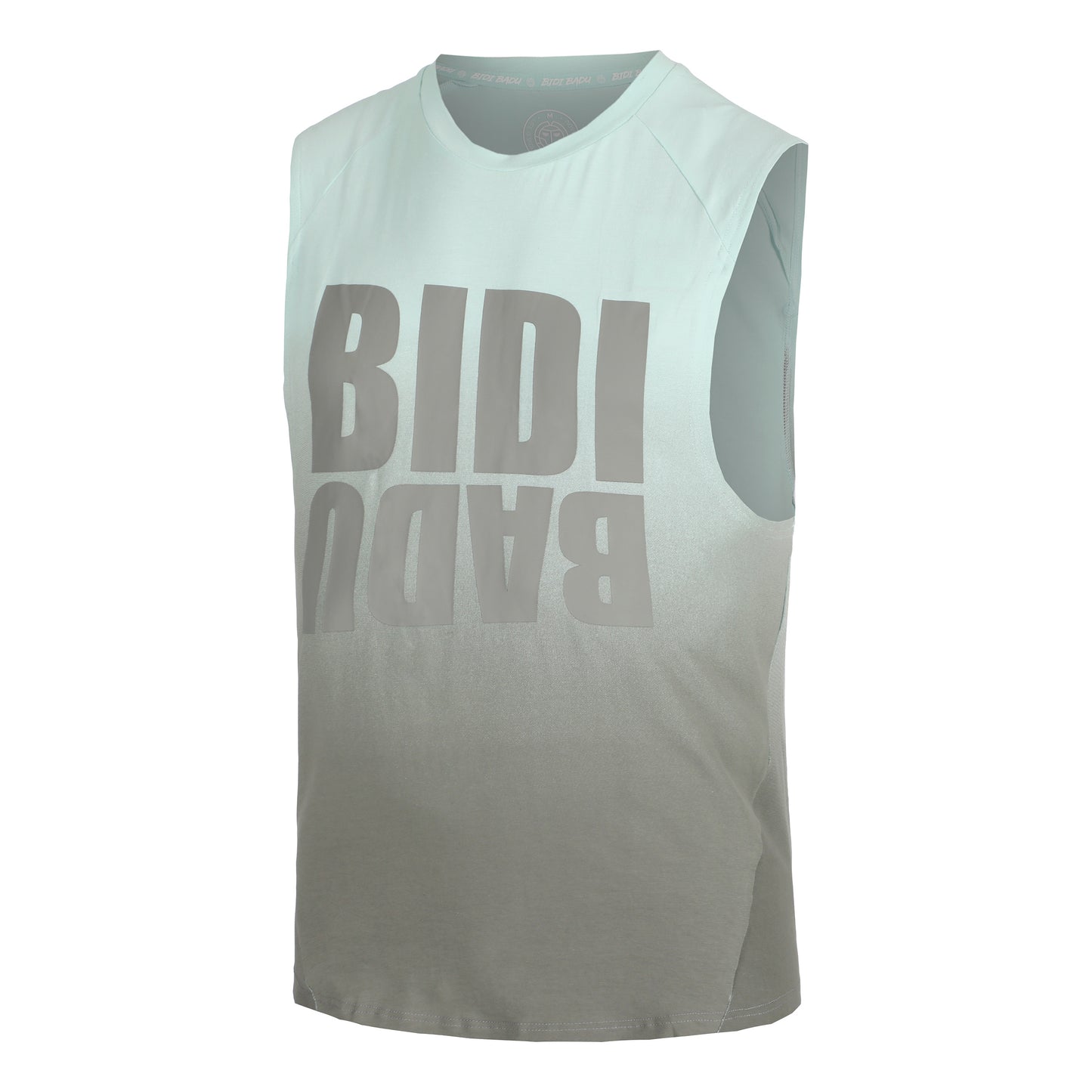 BIDI BADU Bicespsus Move Printed Tank Top Men-Mint,Grey
