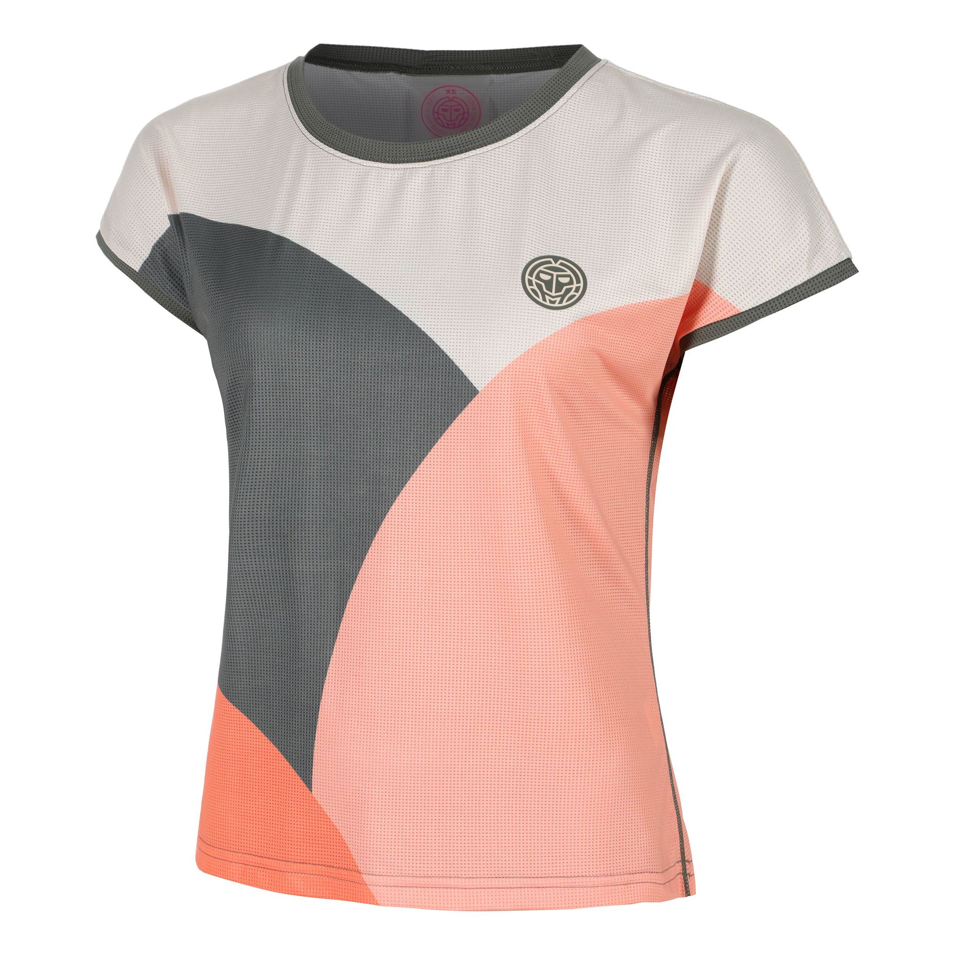 BIDI BADU Bubble T-Shirt Women-Grey,Coral