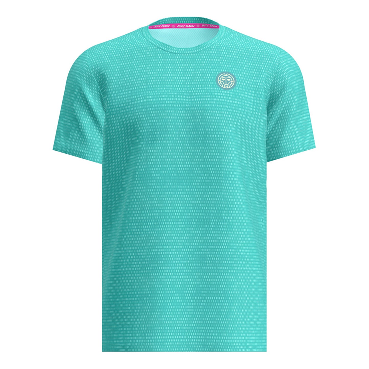 BIDI BADU Kaleido Two Colored T-Shirt Men-Turquoise