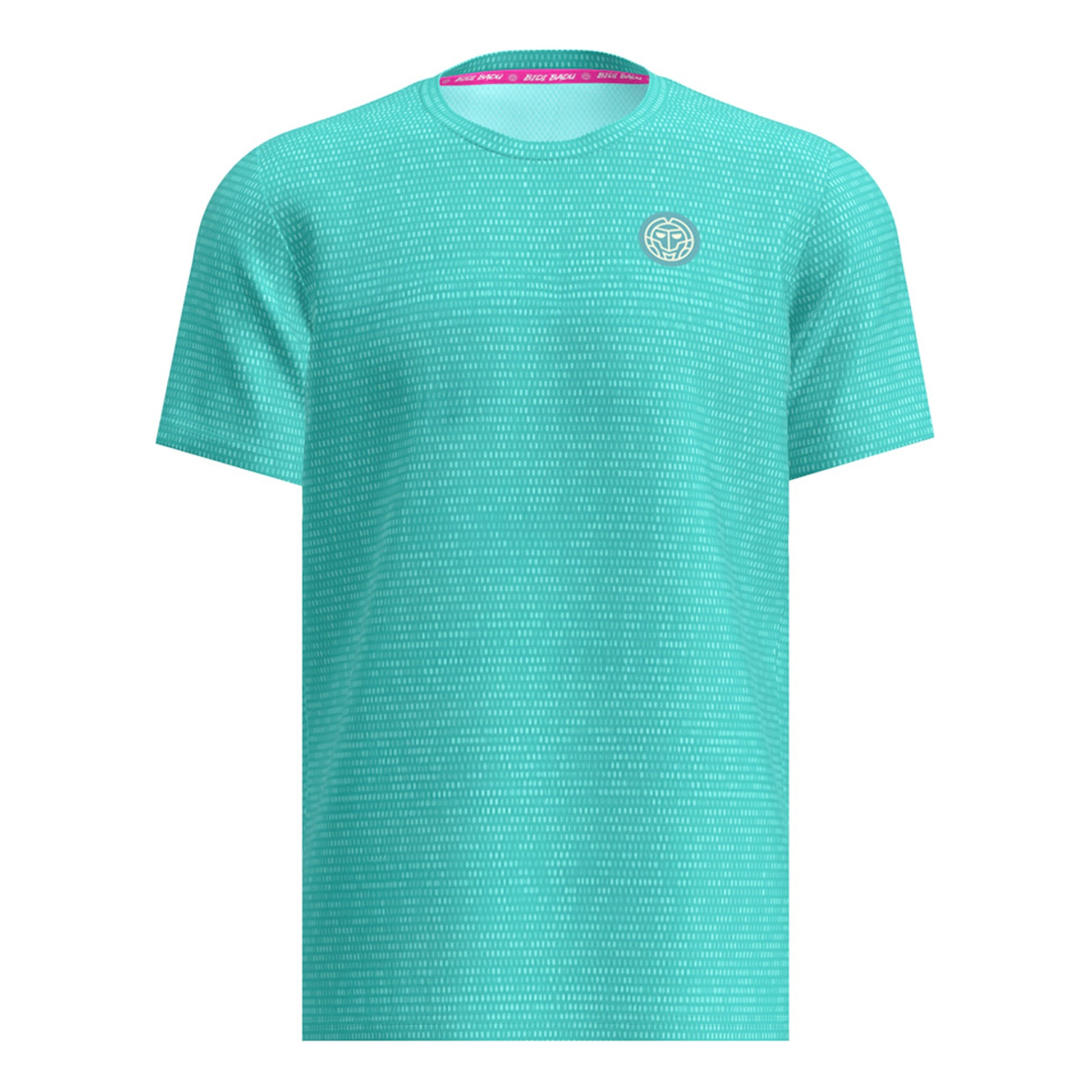 BIDI BADU Kaleido Two Colored T-Shirt Men-Turquoise