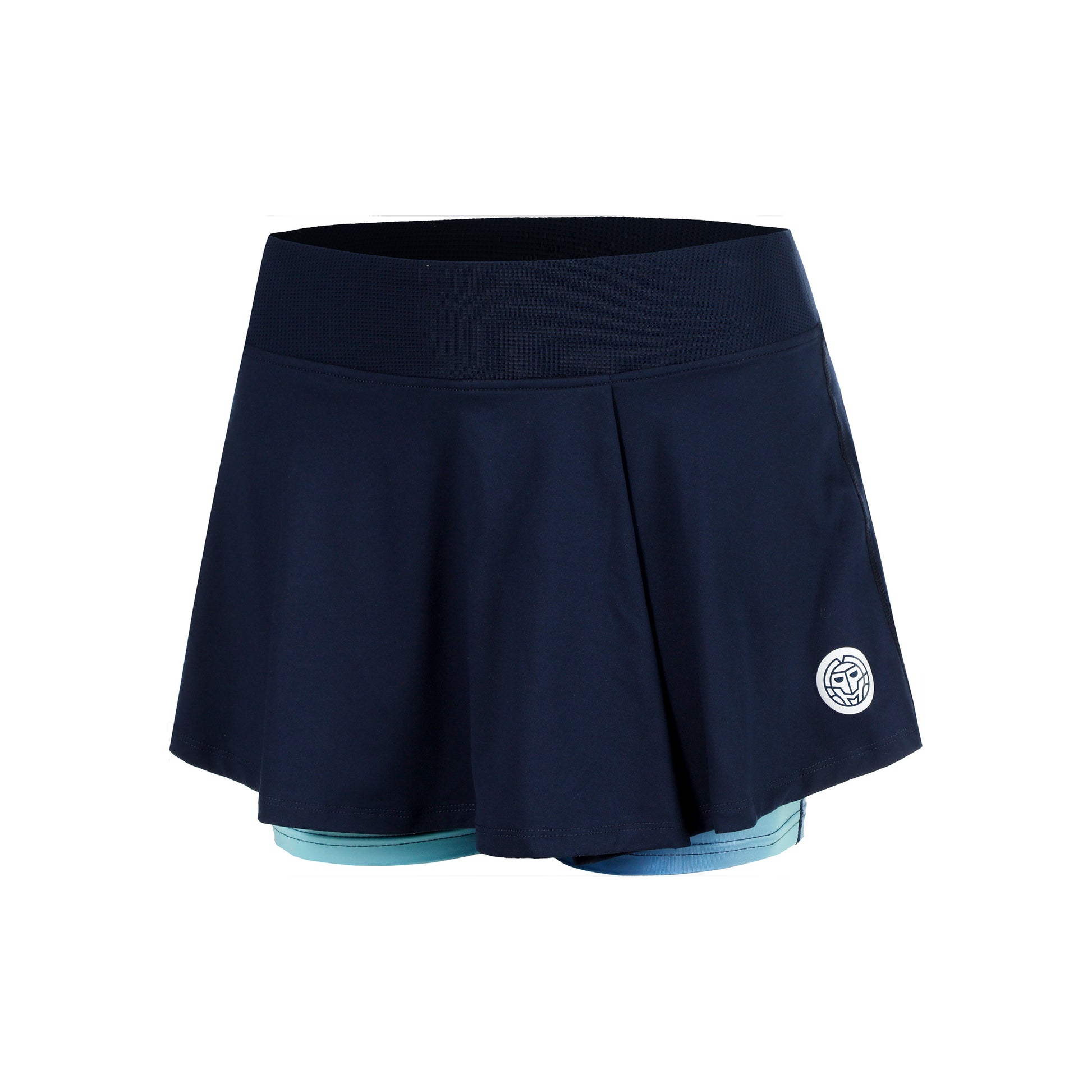 BIDI BADU Spectrum Printed Wavy Skirt Women-Dark Blue,Light Blue