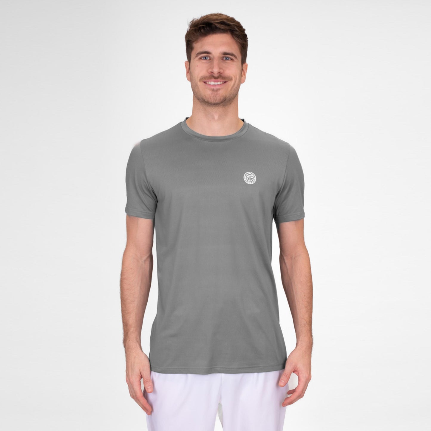 BIDI BADU Crew T-Shirt Men-Grey