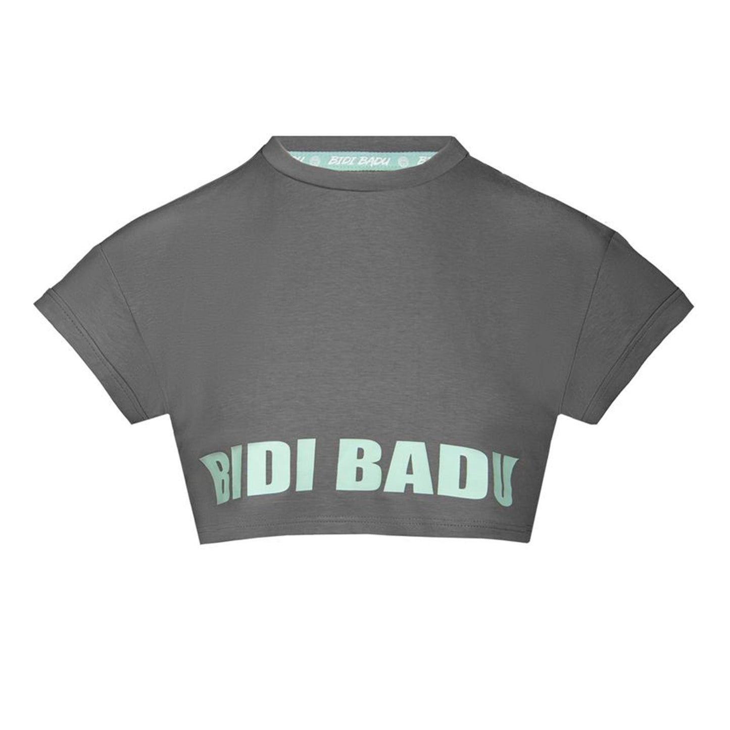 BIDI BADU Abdominis Crop Move T-Shirt Women-Grey