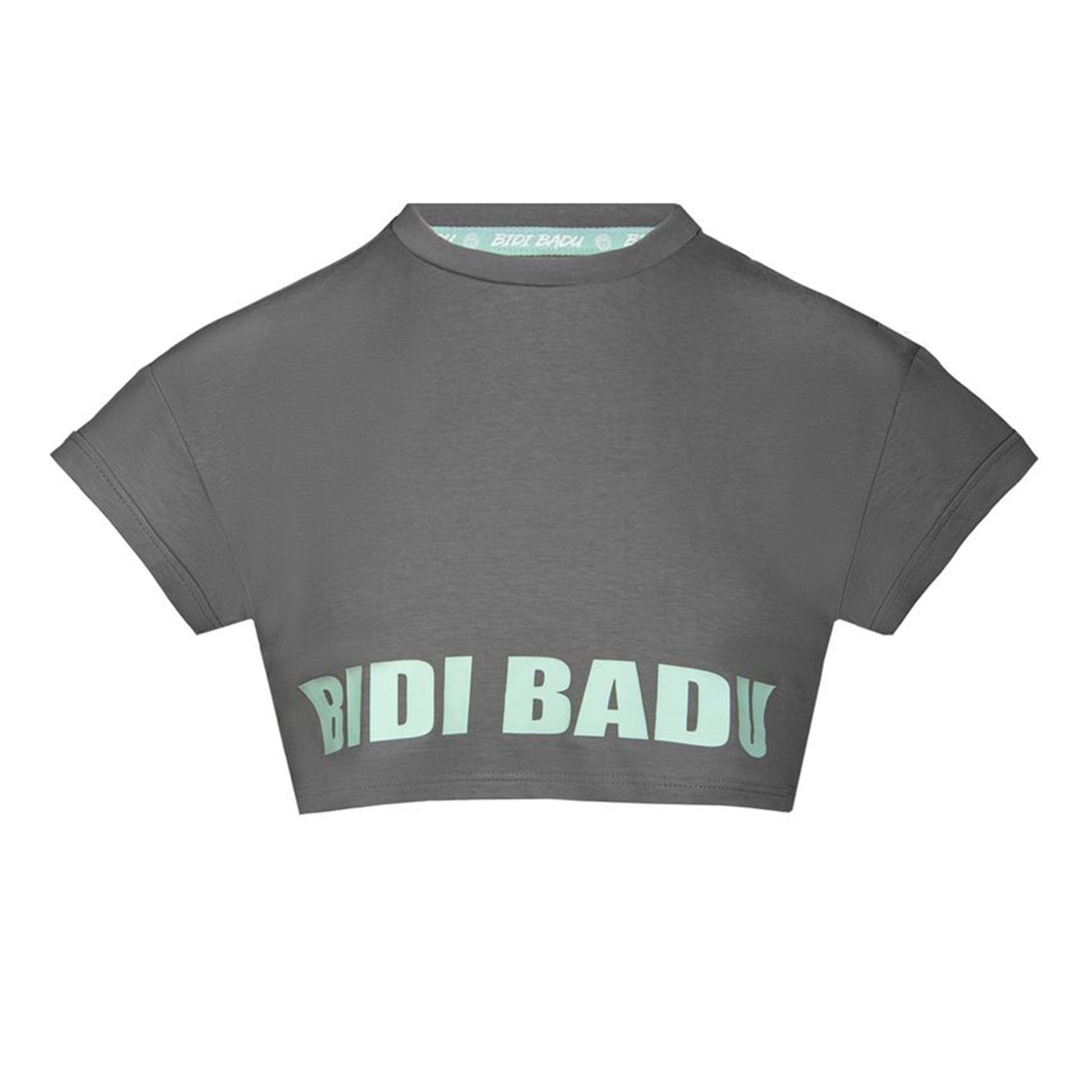 BIDI BADU Abdominis Crop Move T-Shirt Women-Grey
