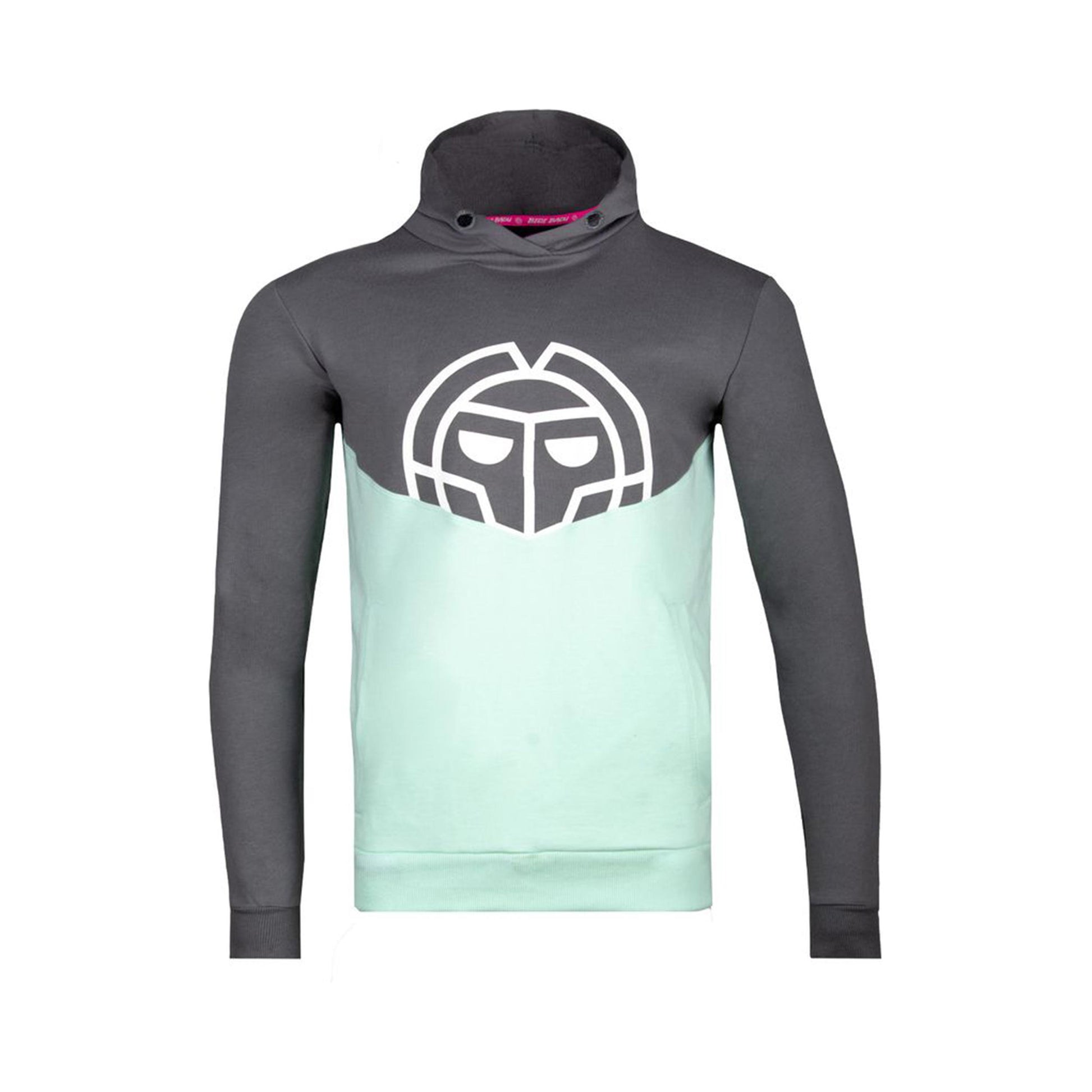 BIDI BADU Bassem Lifestyle Hoody Boys - dark grey, mint
