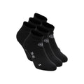 No Party XXL No Show Move Tennis Socks-Black