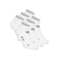 No Party XXL No Show Move Tennis Socks-White