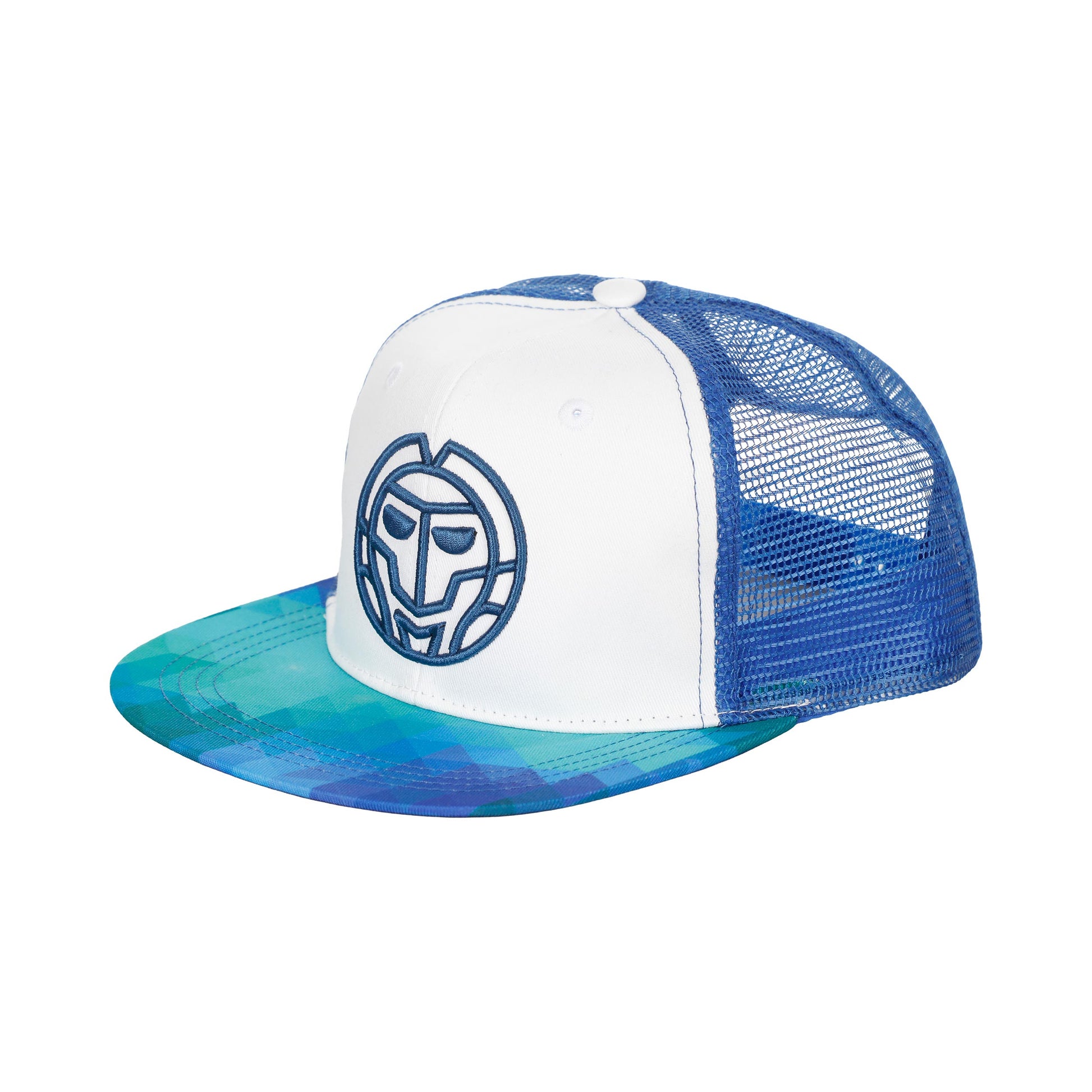 BIDI BADU Post Match Legend Mesh Printed Cap-Blue,Green