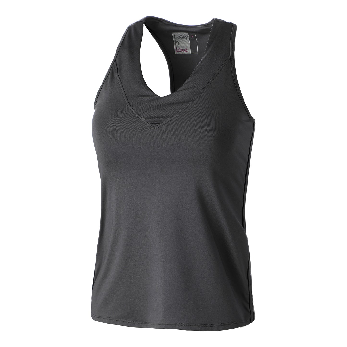 Lucky in Love V-Neck Tank top Women - dark blue,