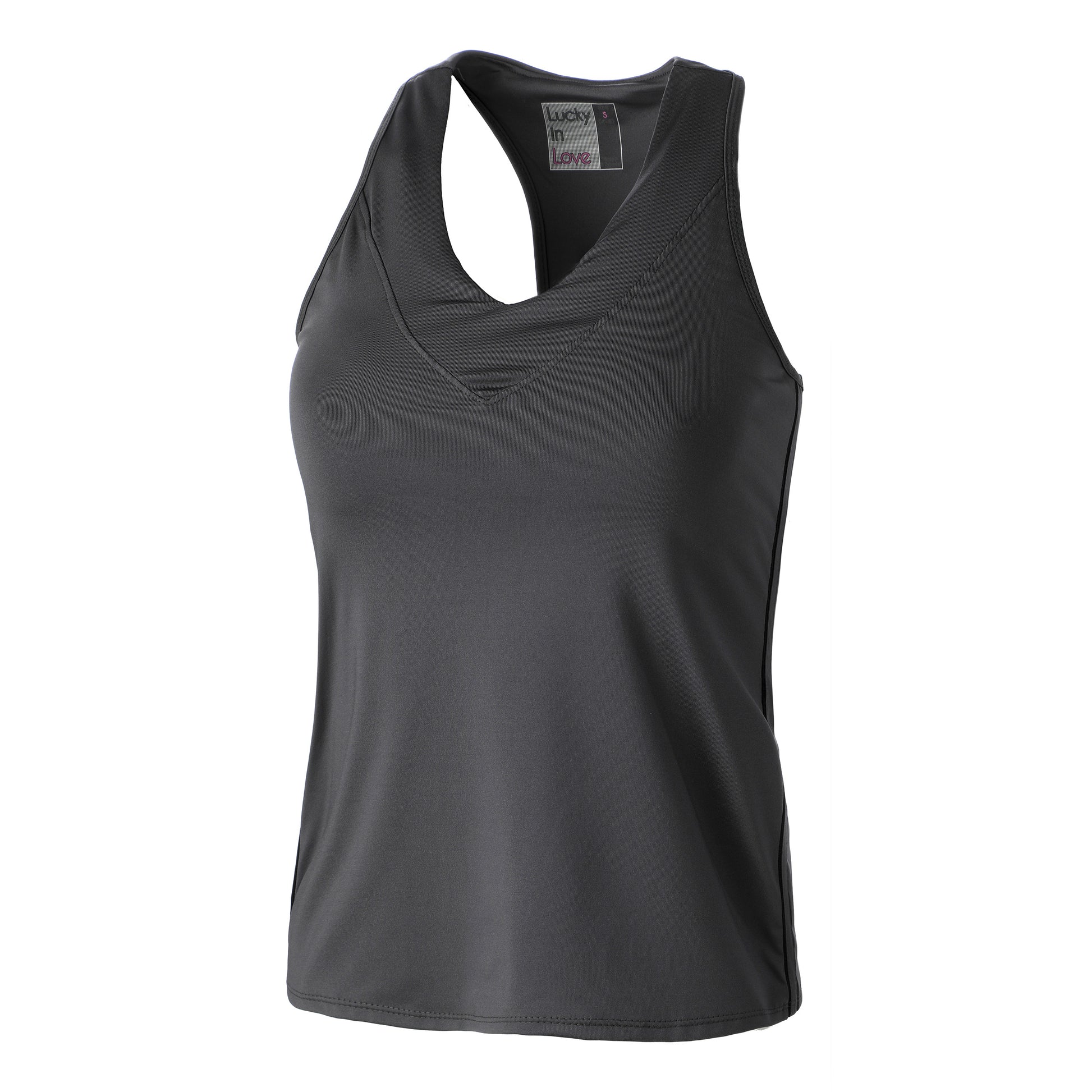 Lucky in Love V-Neck Tank top Women - dark blue,