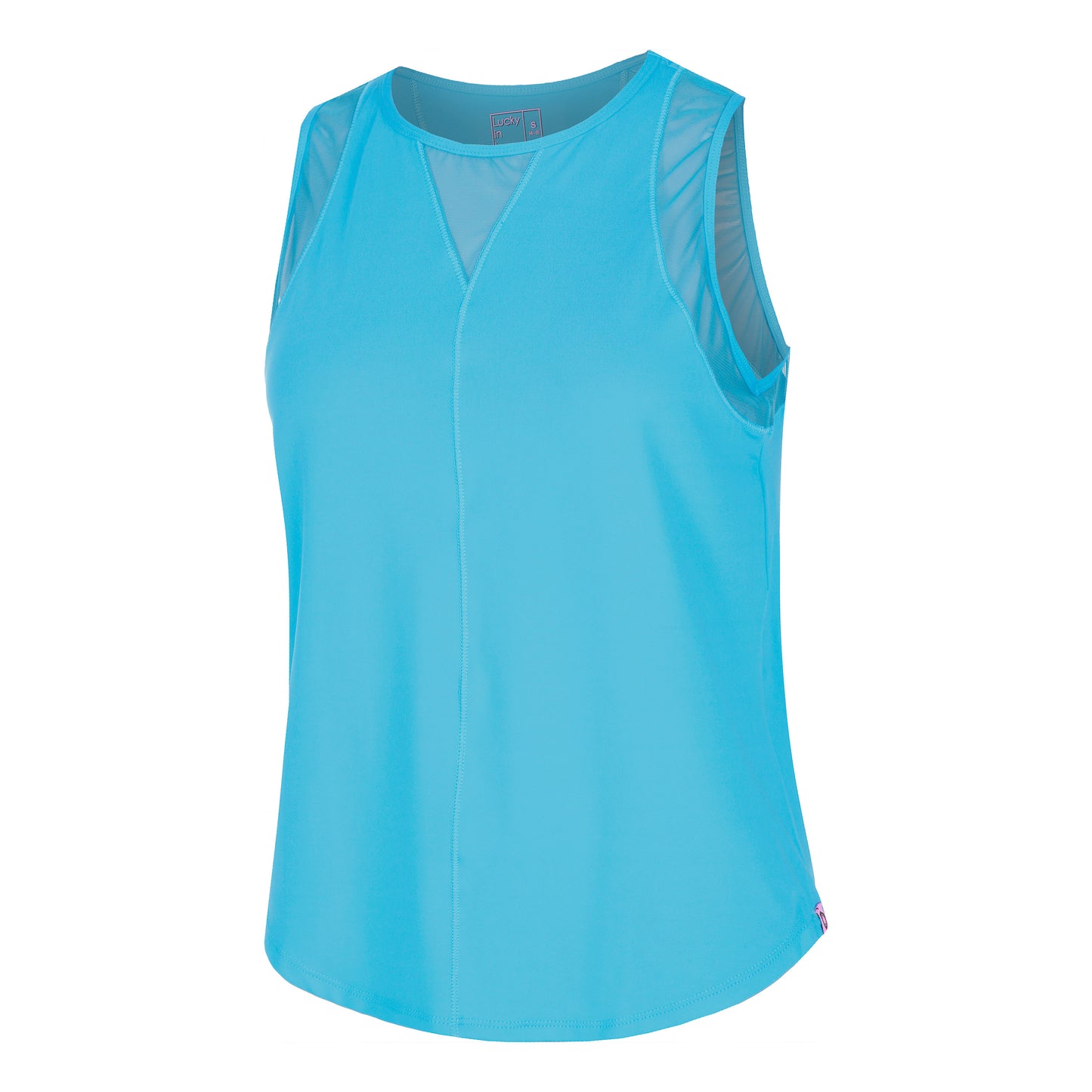 Lucky in Love Chill Out Tank Top Women - turquoise