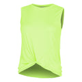 Twist Front Tank Top Women-Neon Green