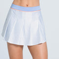 Lovely Day Pleat 13.5in Skirt Women-White,Light Blue