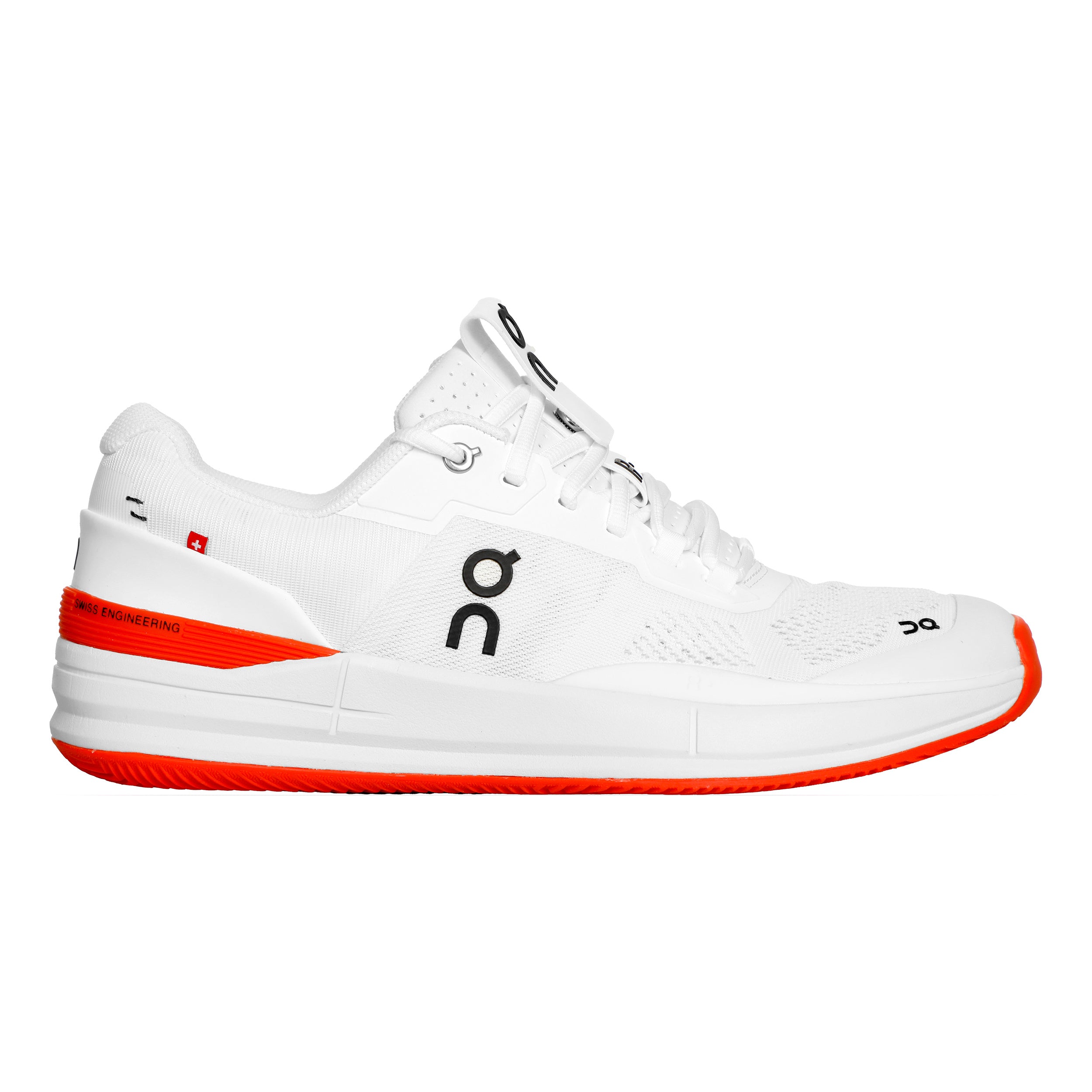 The Roger Pro Clay court shoe Men - white, orange | Padel-Point