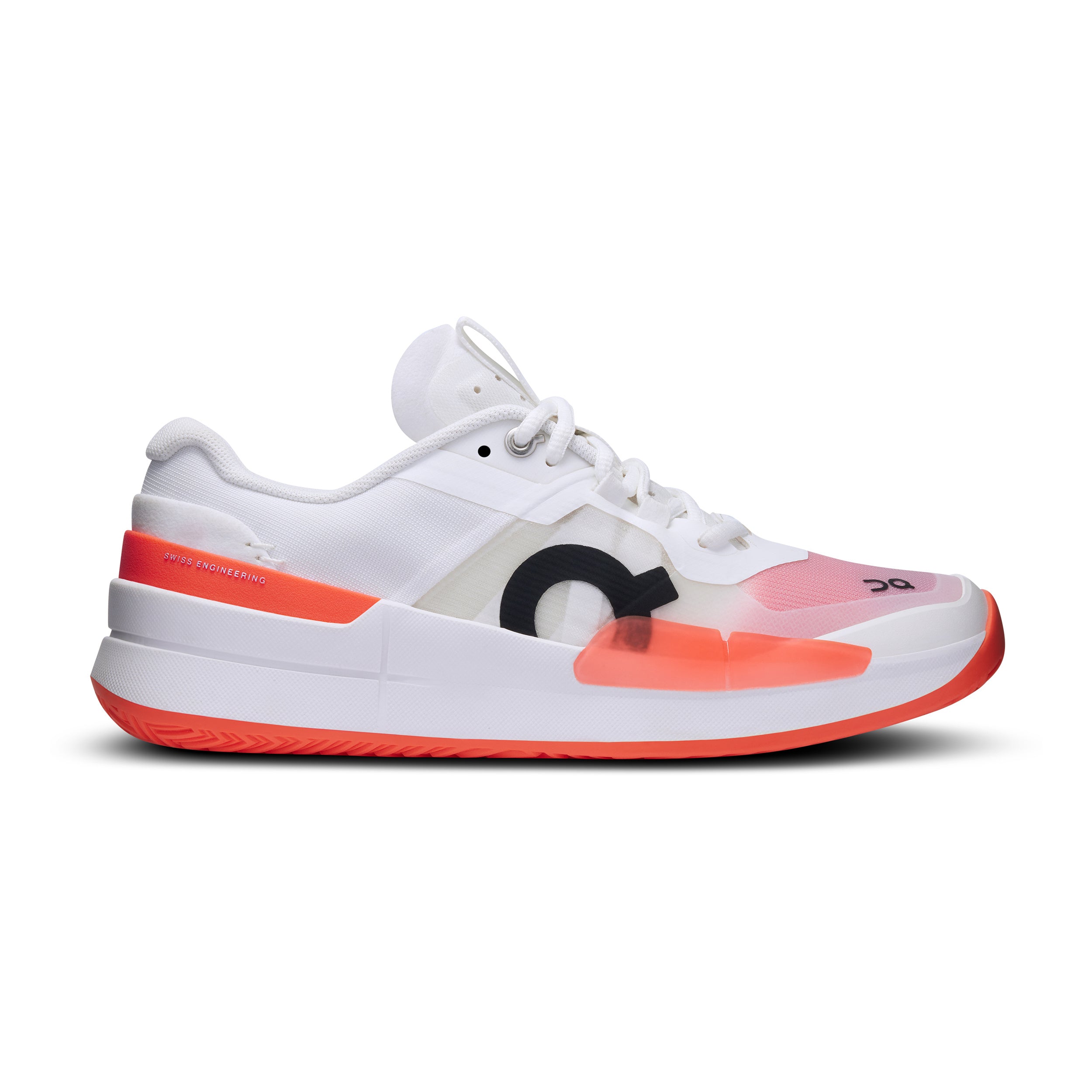 On The Roger Pro 2 All Court Shoe Women-White,Coral