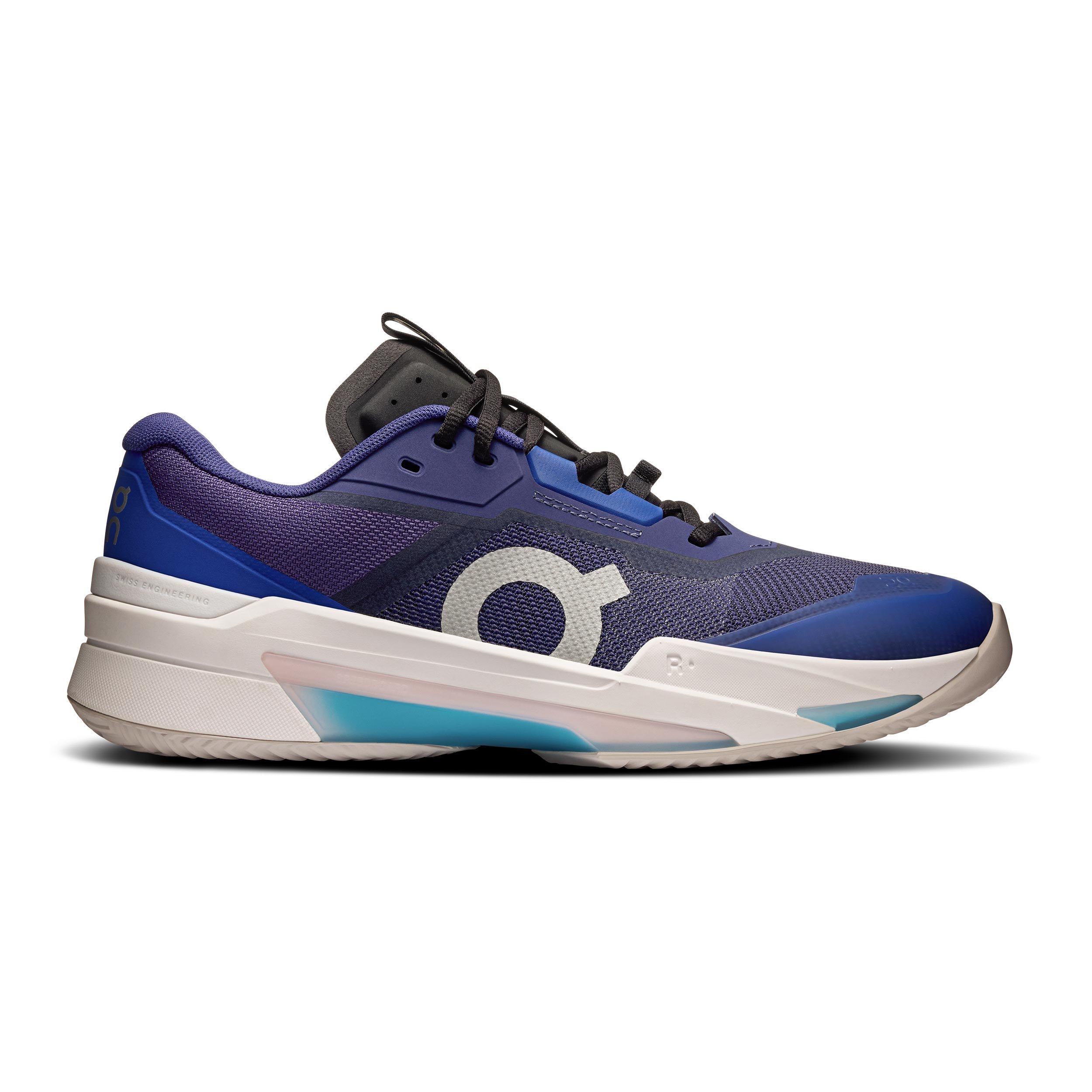 On THE ROGER Pro Fire Clay court shoe Men - dark blue, blue