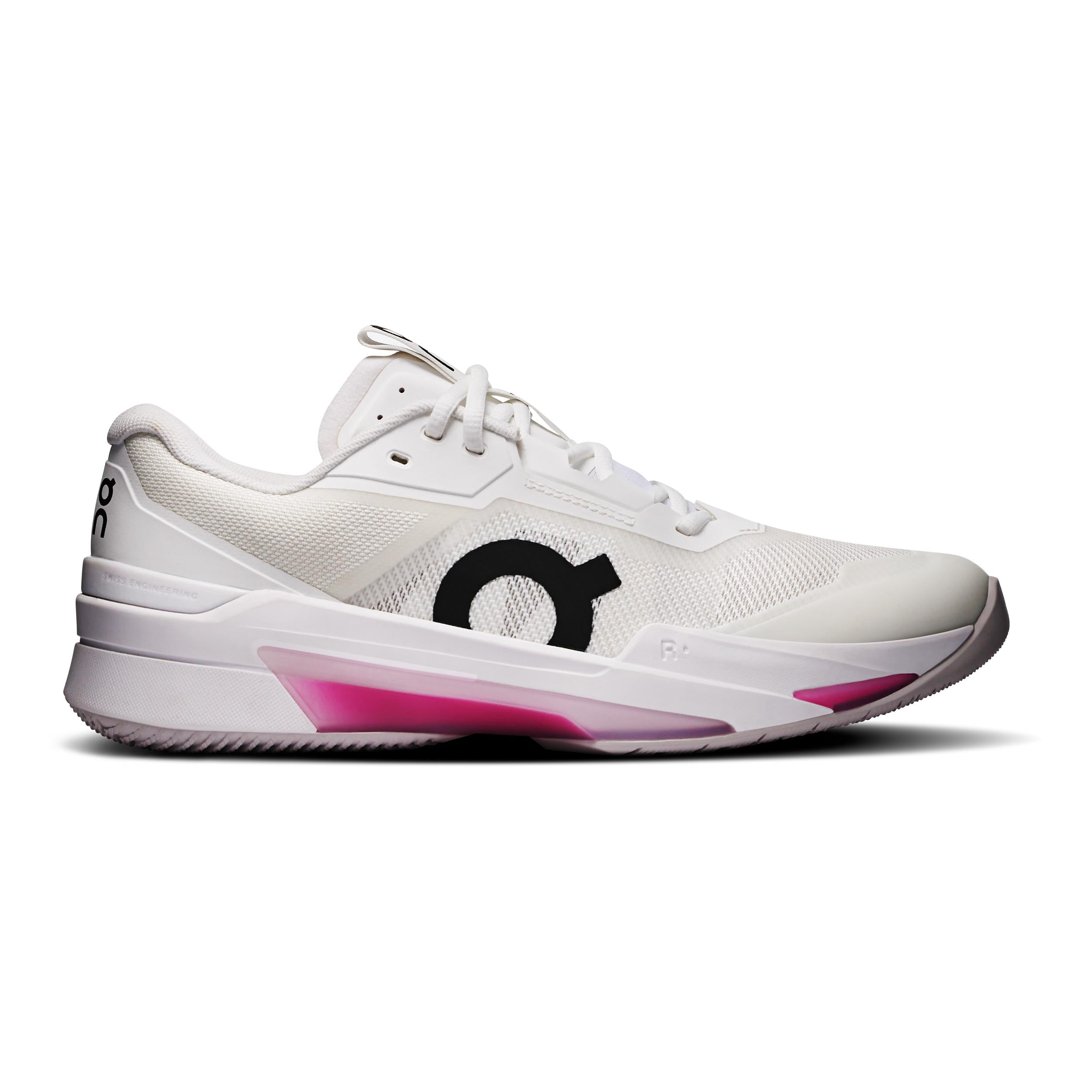 On THE ROGER Pro Fire All court shoe Men - white, pink