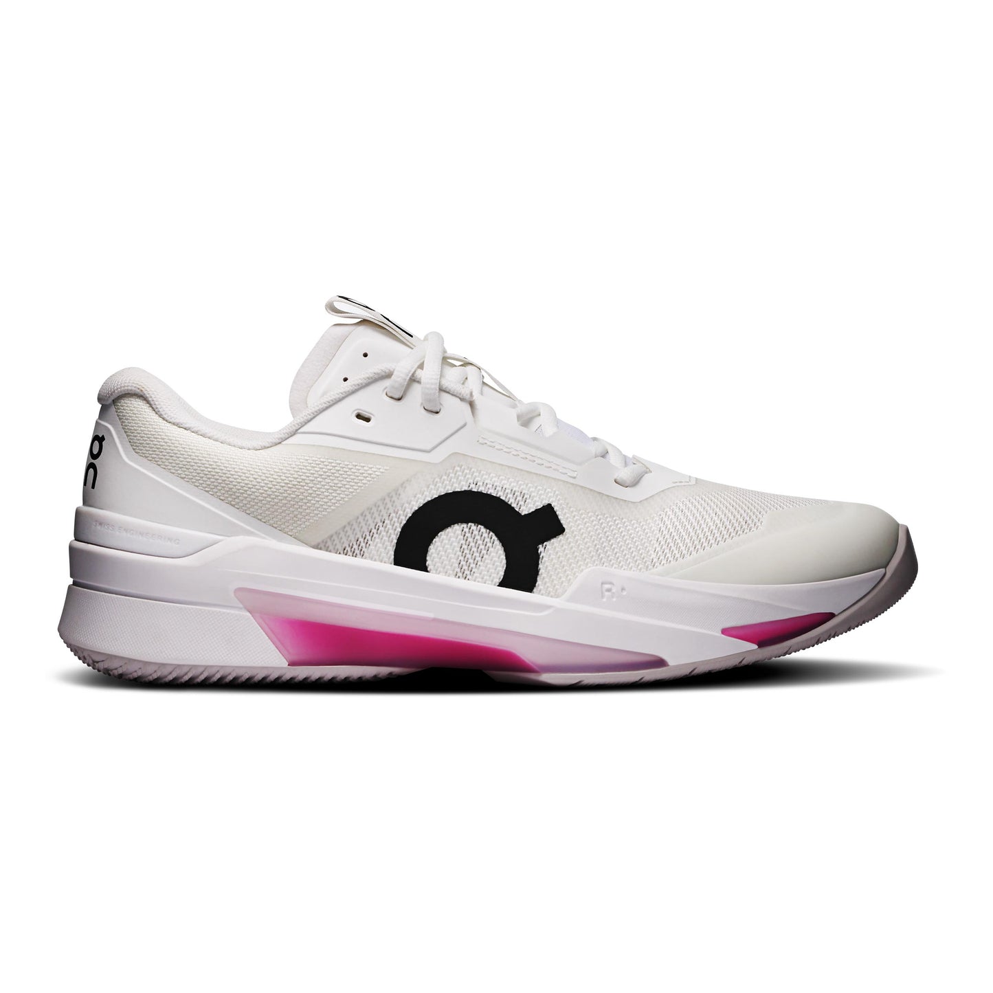 On THE ROGER Pro Fire All court shoe Men - white, pink