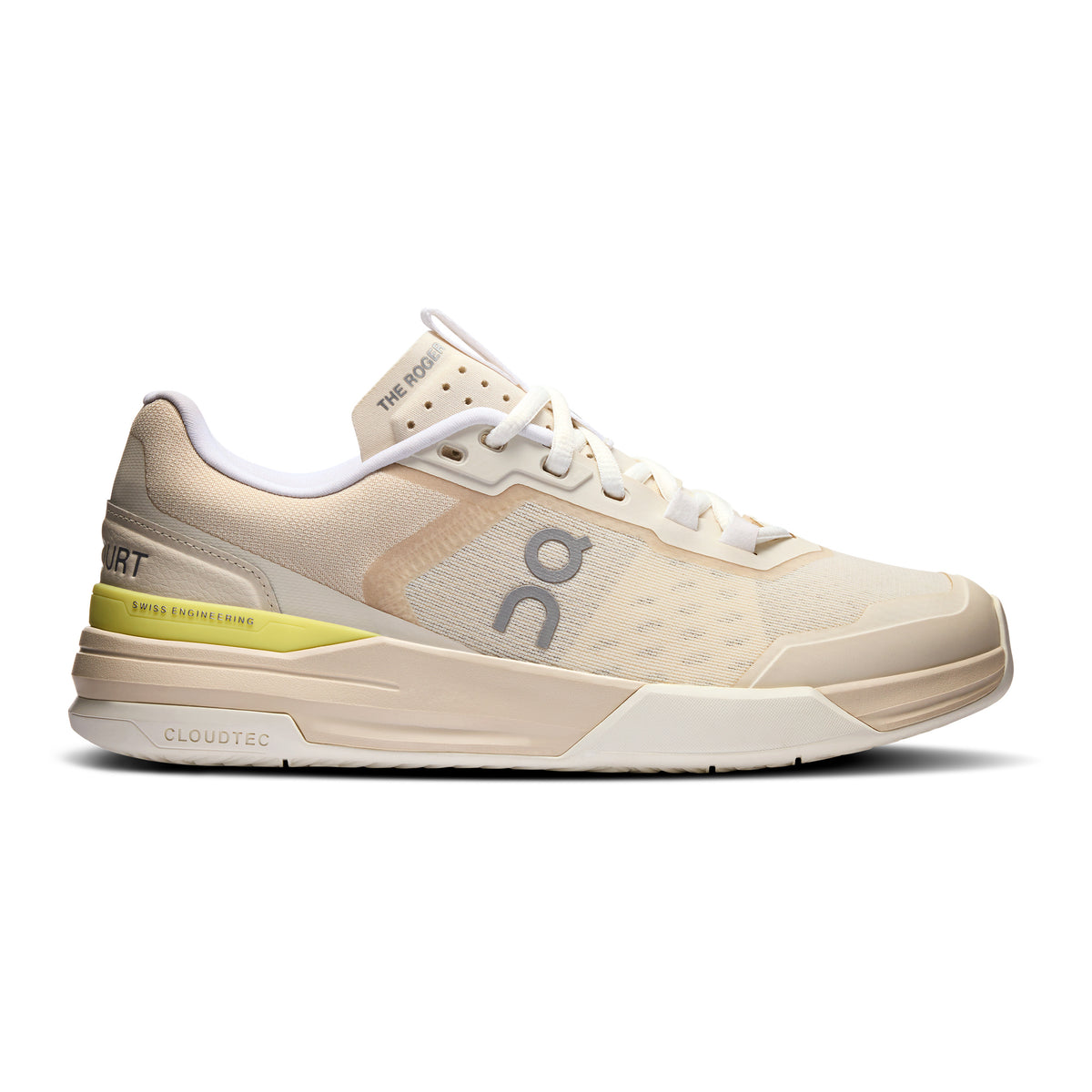 On The Roger Advantage Pro All Court Shoe Women-Cream,White