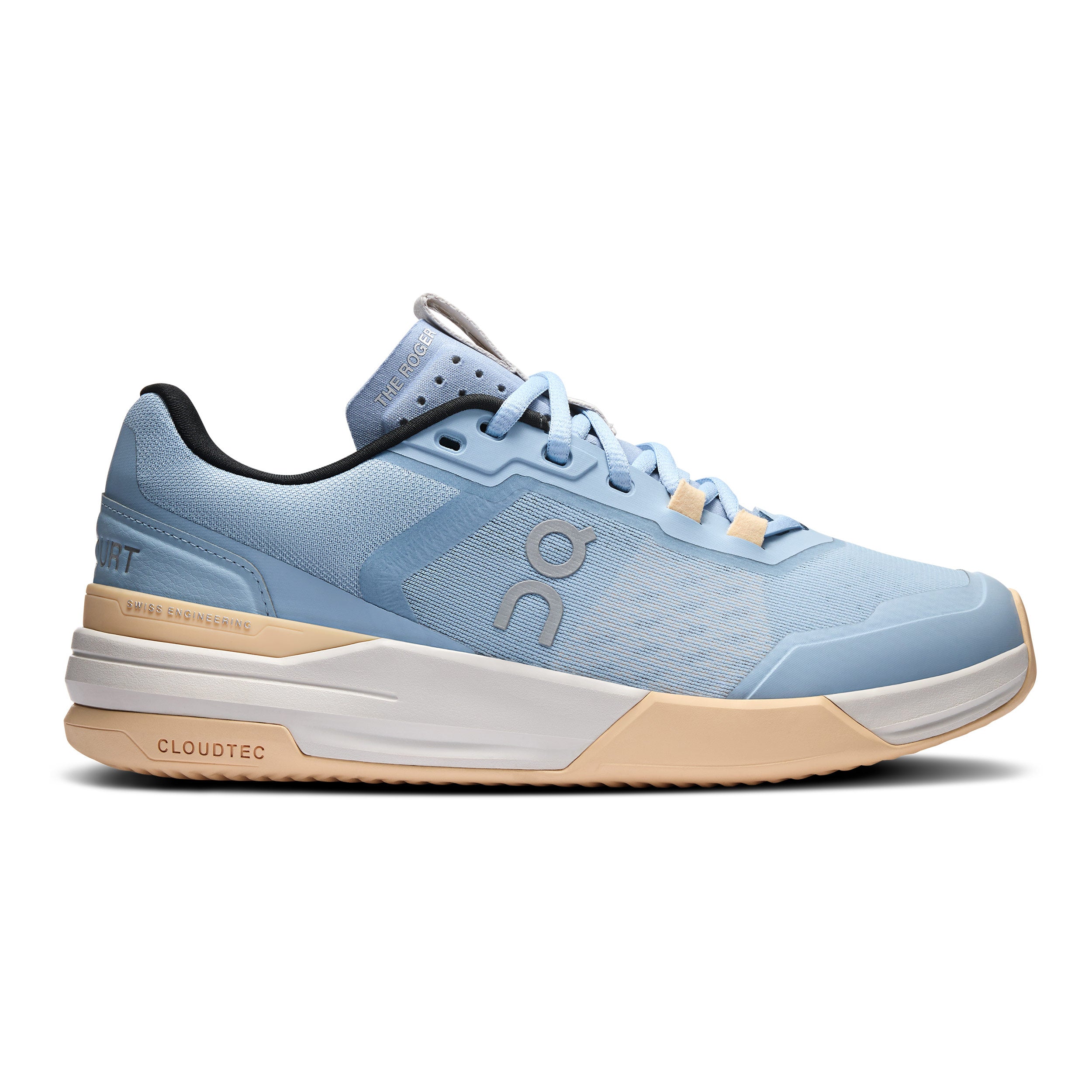 On The Roger Advantage Pro Clay Court Shoe Women-Light Blue,Apricot