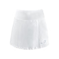 Minimal High Waist Skirt Women-White,Silver