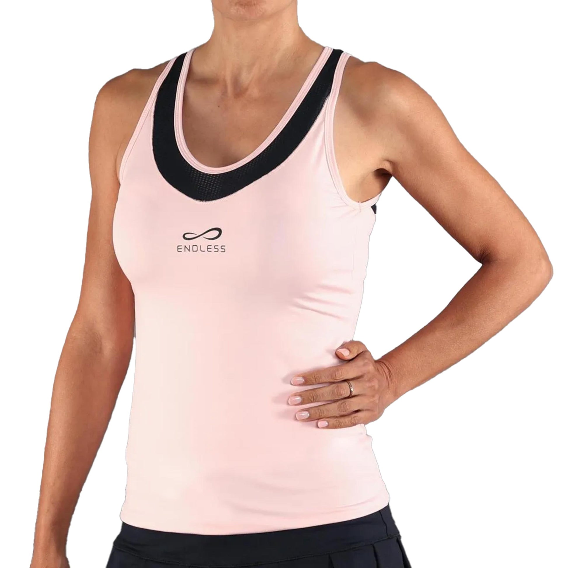 Endless Ottey Tank Top - rose, black