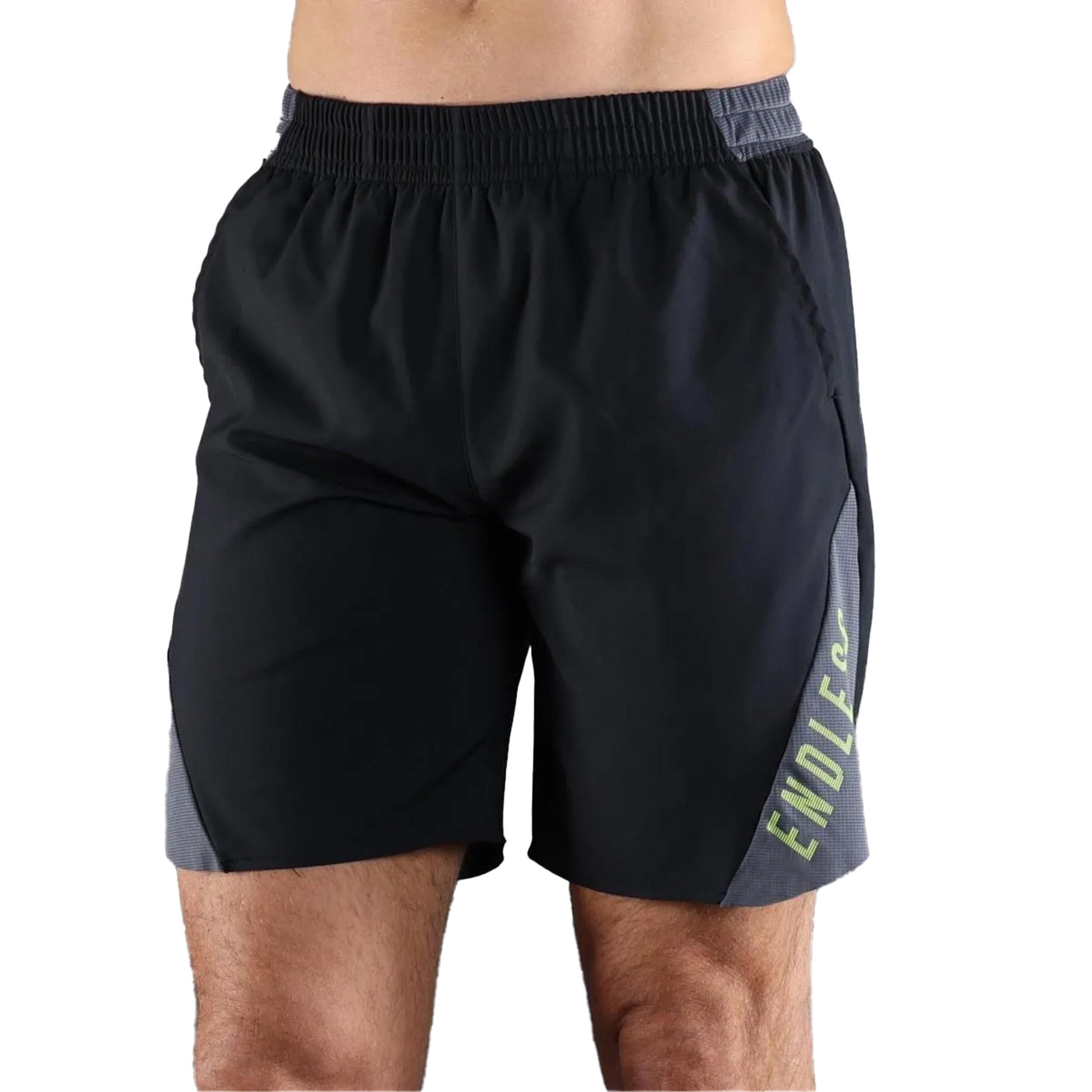 Endless Phoenix Shorts Men - black, yellow