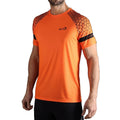 Feisty Geo T-Shirt Men-Orange
