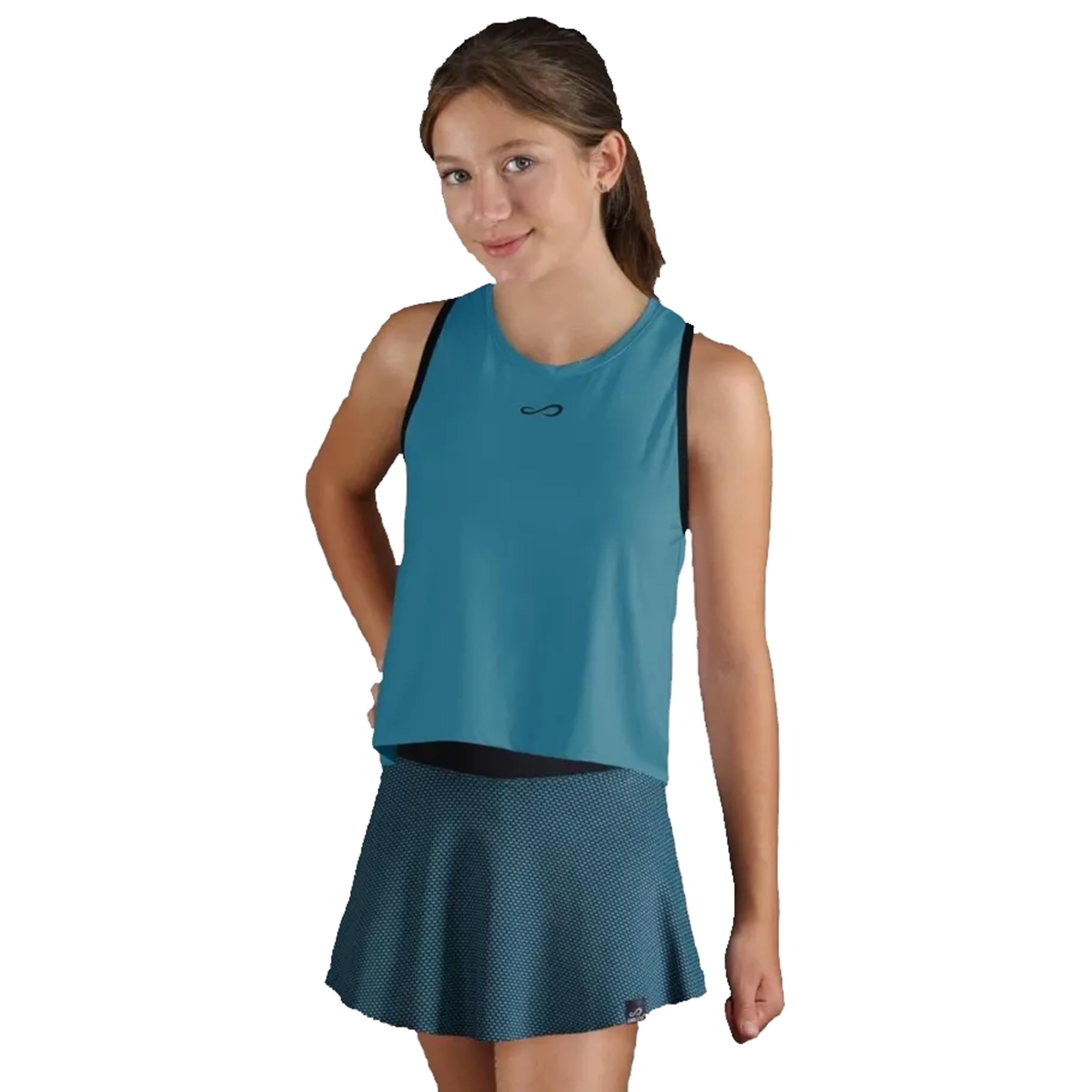 Endless Court Tank top Girls - petrol,