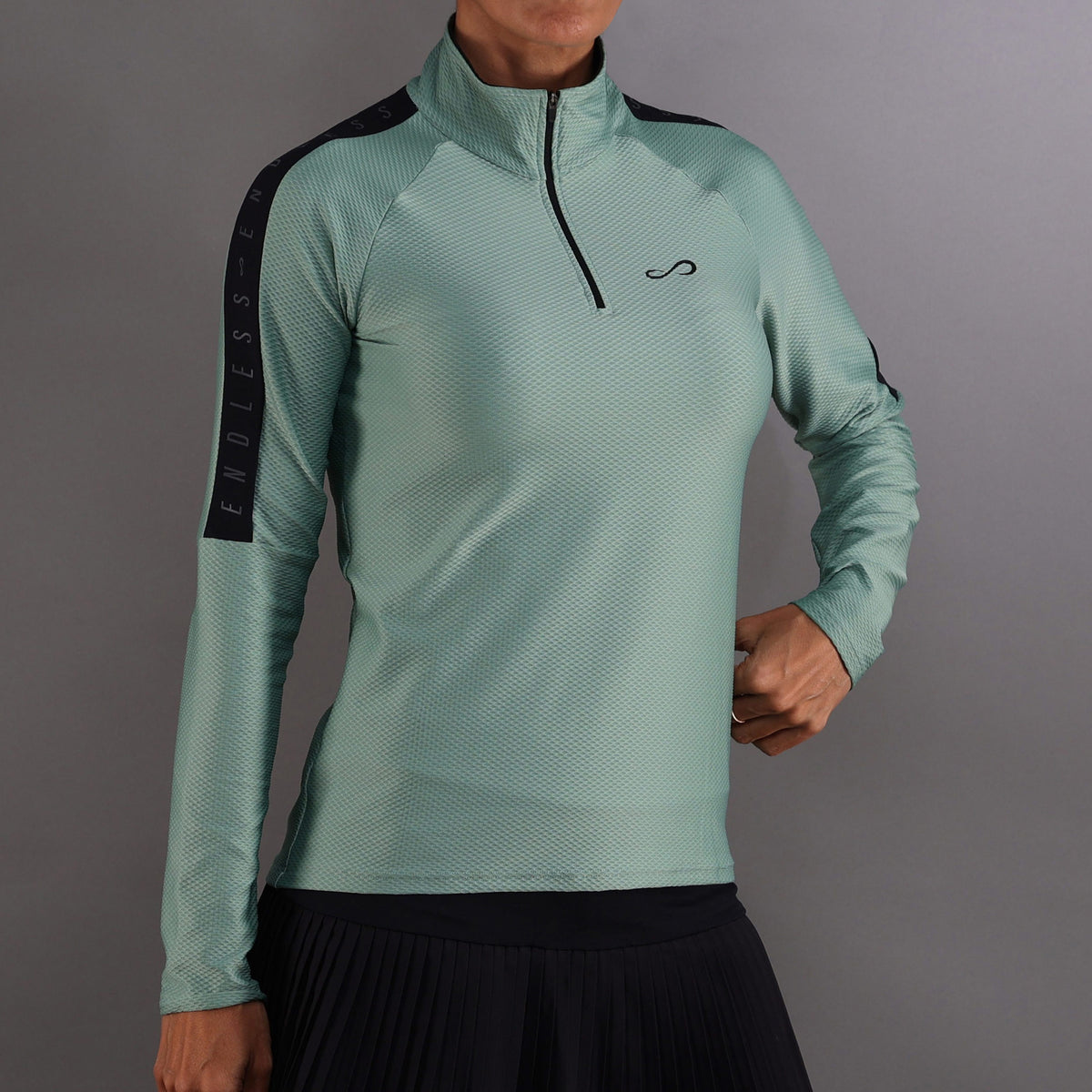 Endless Kirsch Iconic Ii Long Sleeve Women-Green,Dark Blue