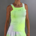 Breeze Tank Top Women-Neon Yellow,White