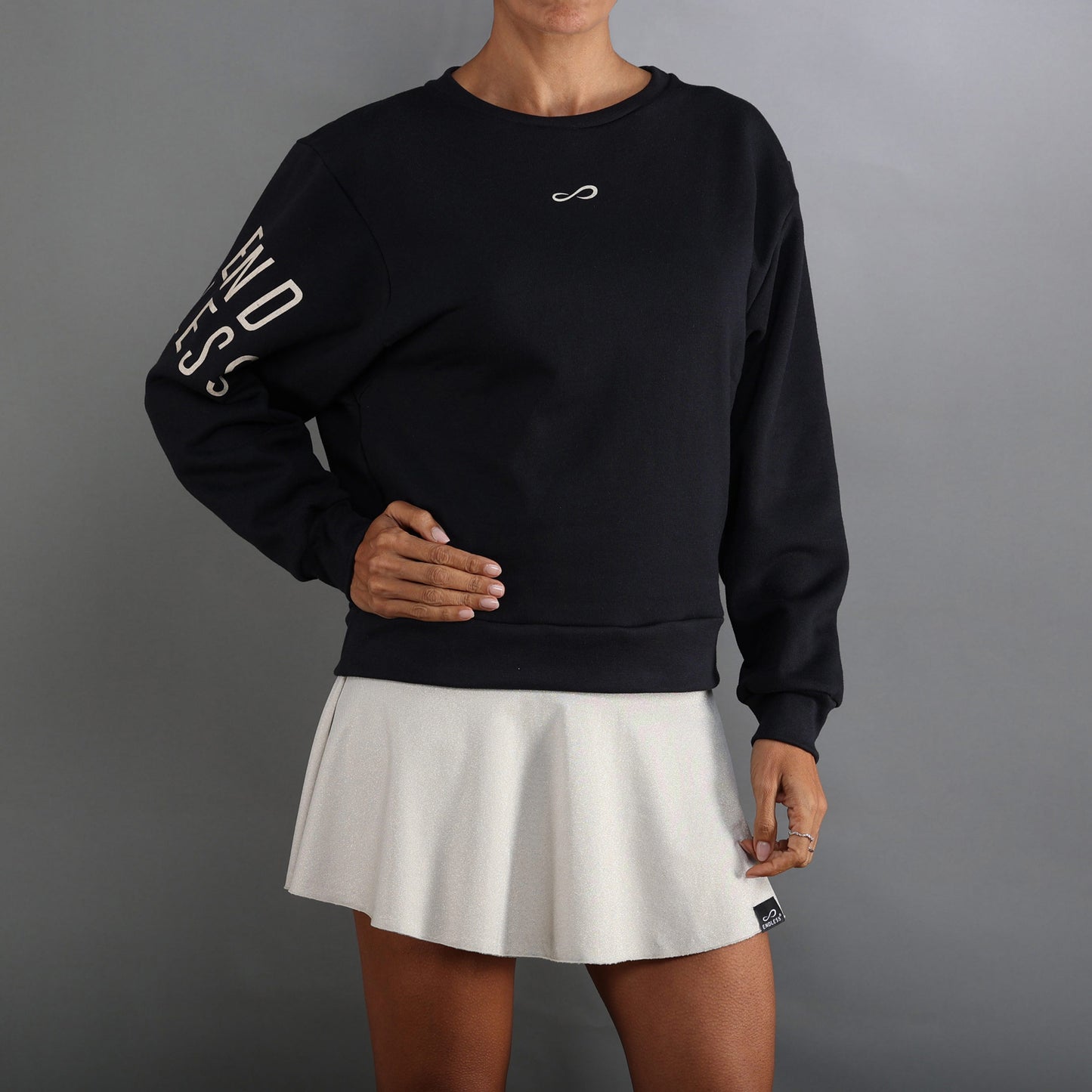 Endless Swell Sweatshirt Women-Black,Gold