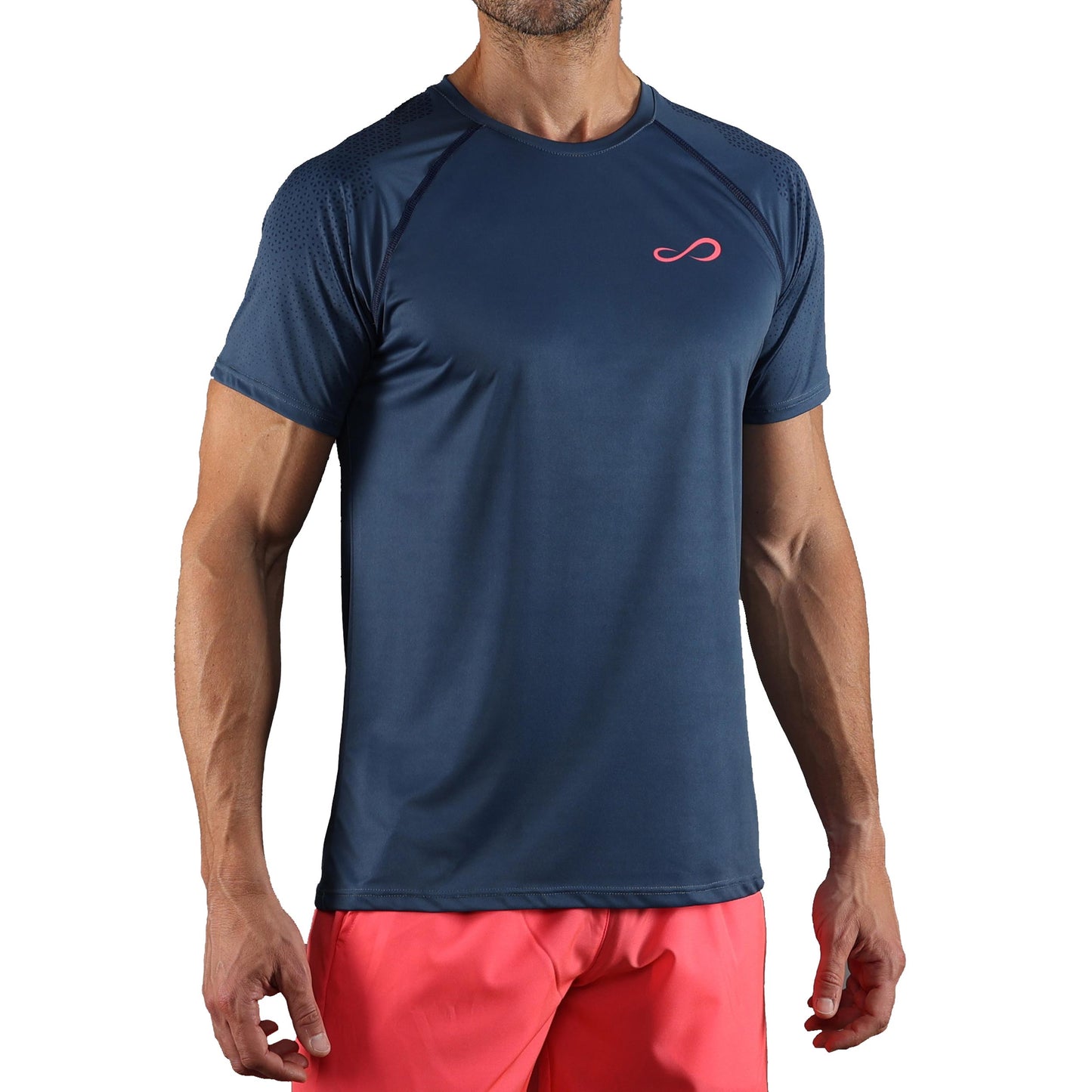 Endless Feisty Hexagon T-Shirt Men-Blue