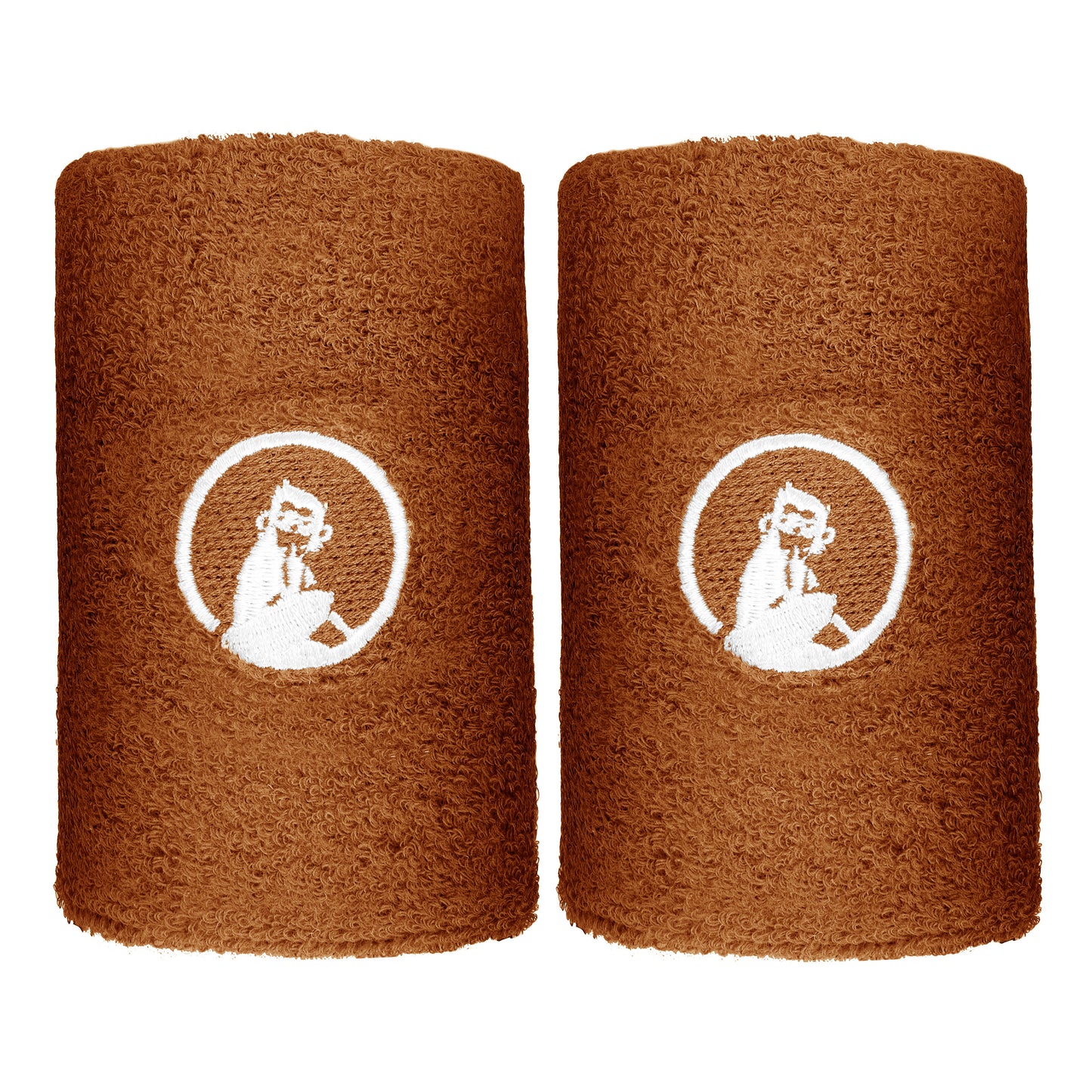 Quiet Please Wristband 2 Pack long - brown