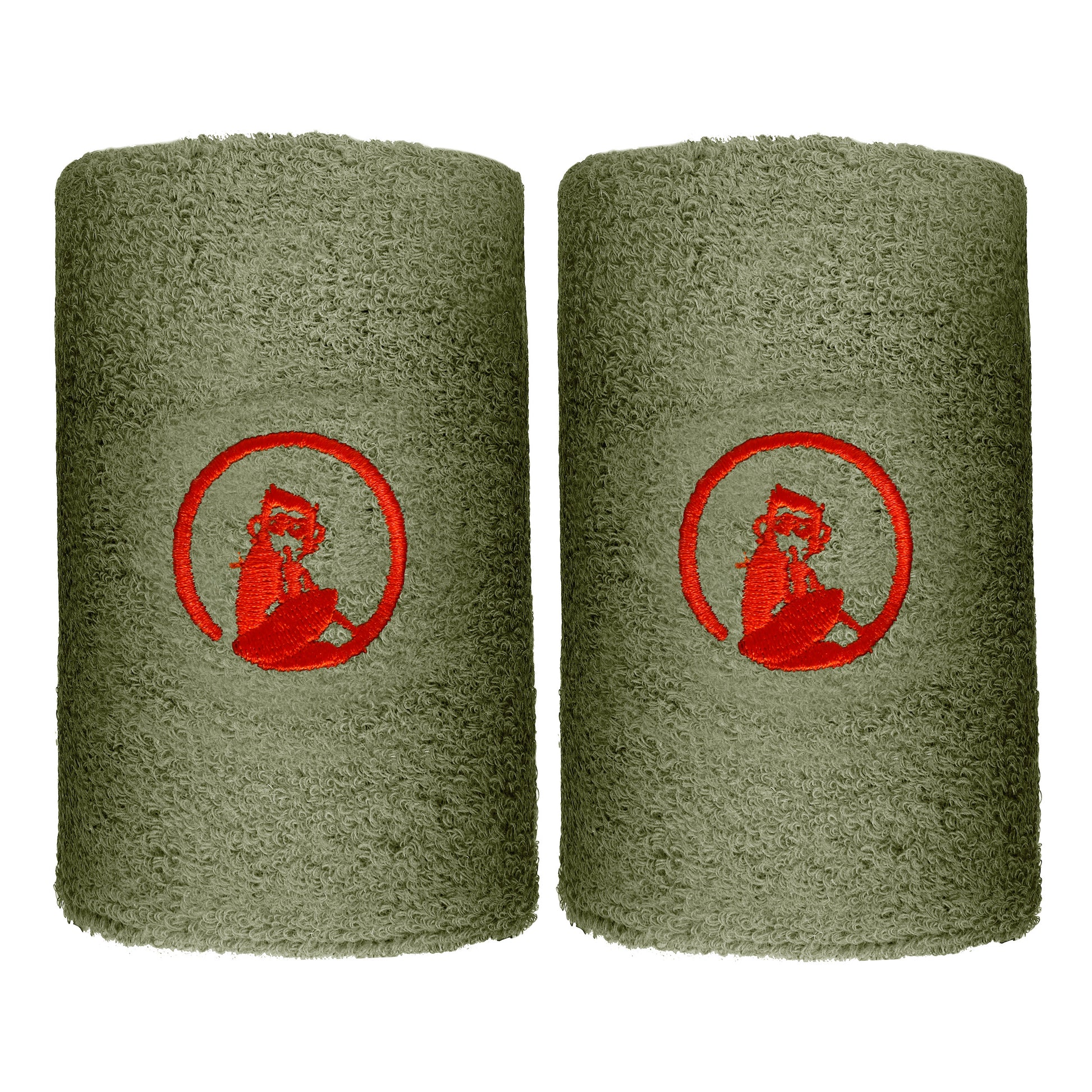 Quiet Please Wristband 2 Pack long - olive