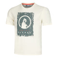 Scraped T-Shirt Men - white, sage