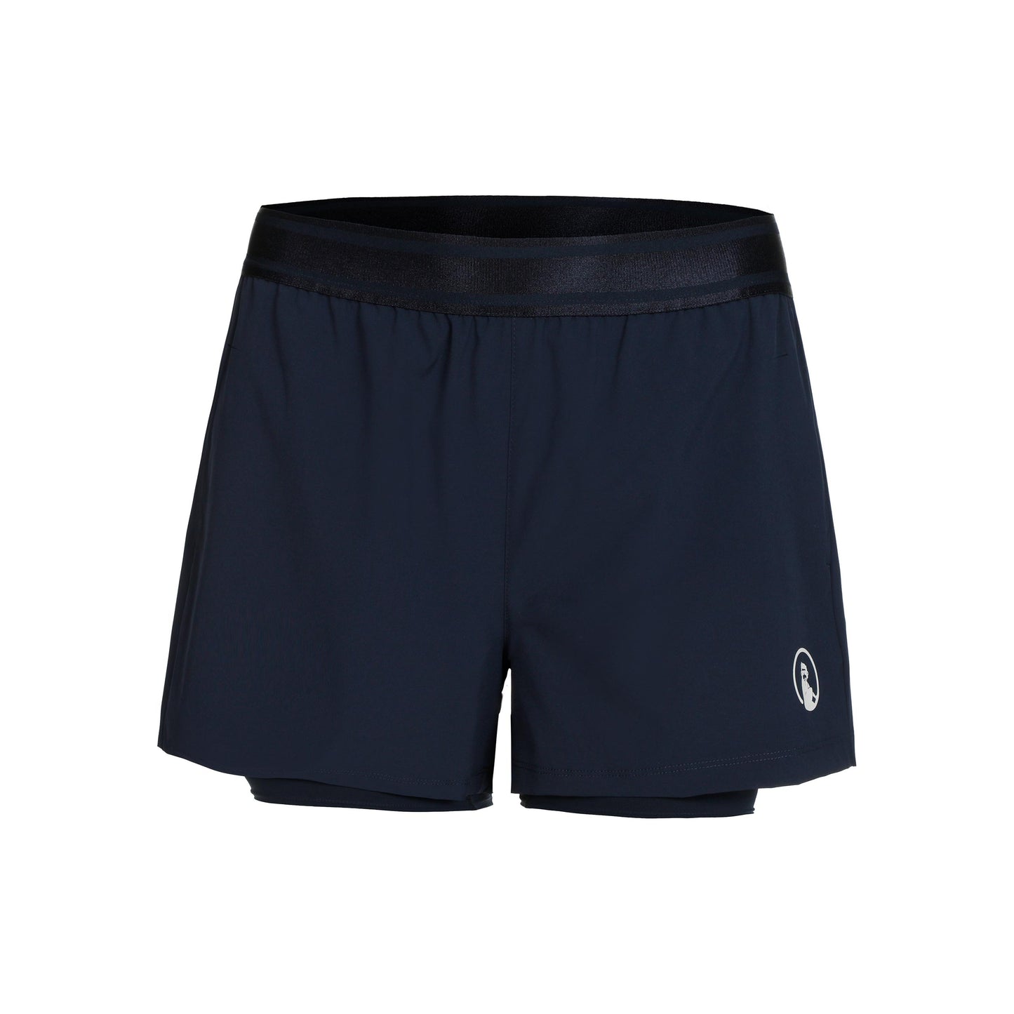 Quiet Please Point 2in1 Shorts Women-Dark Blue
