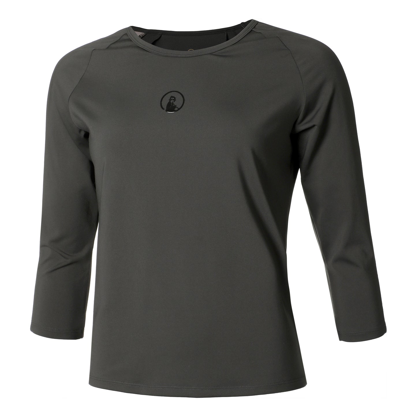 Quiet Please Sparkle Stripe Long Sleeve Women-Anthracite