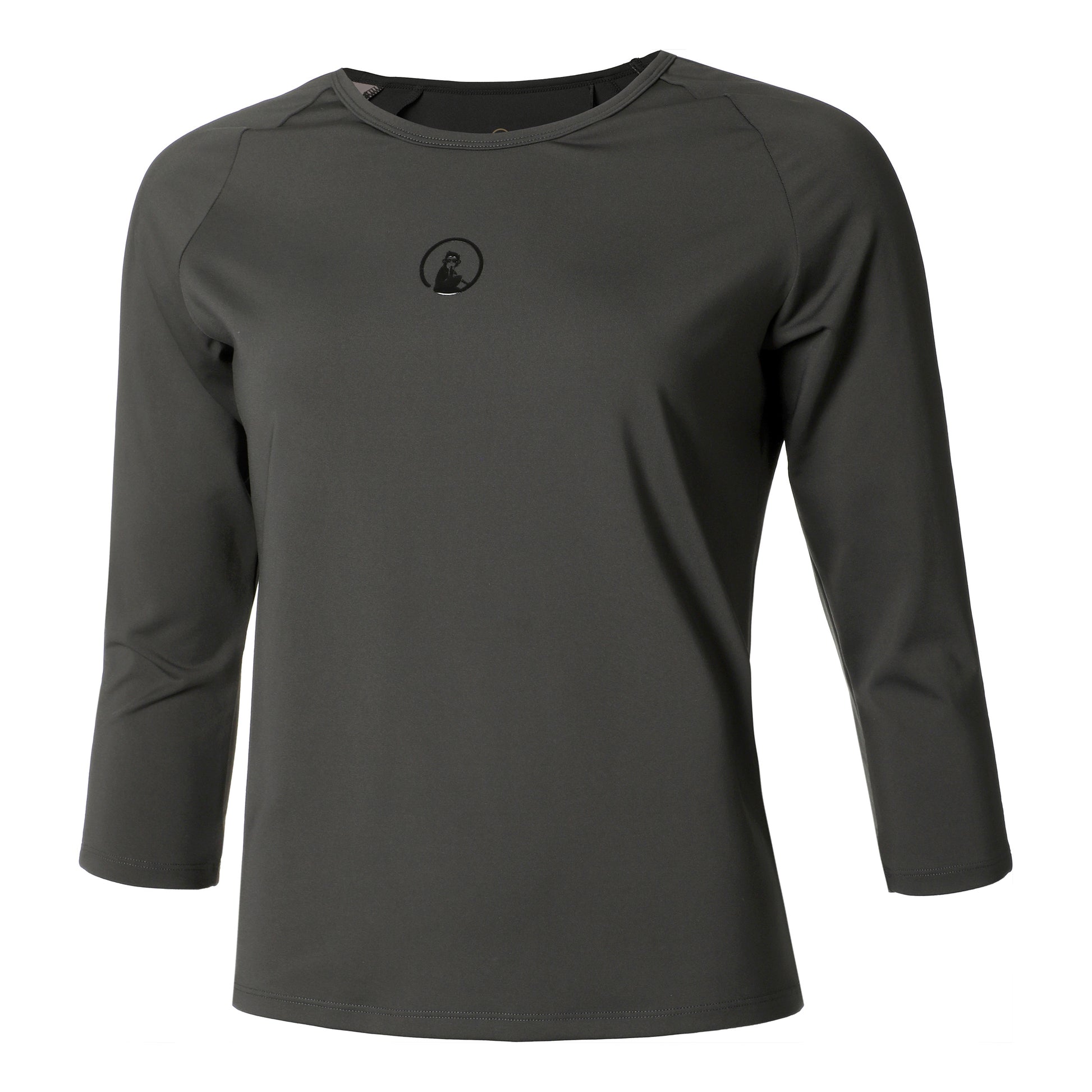 Quiet Please Sparkle Stripe Long Sleeve Women-Anthracite