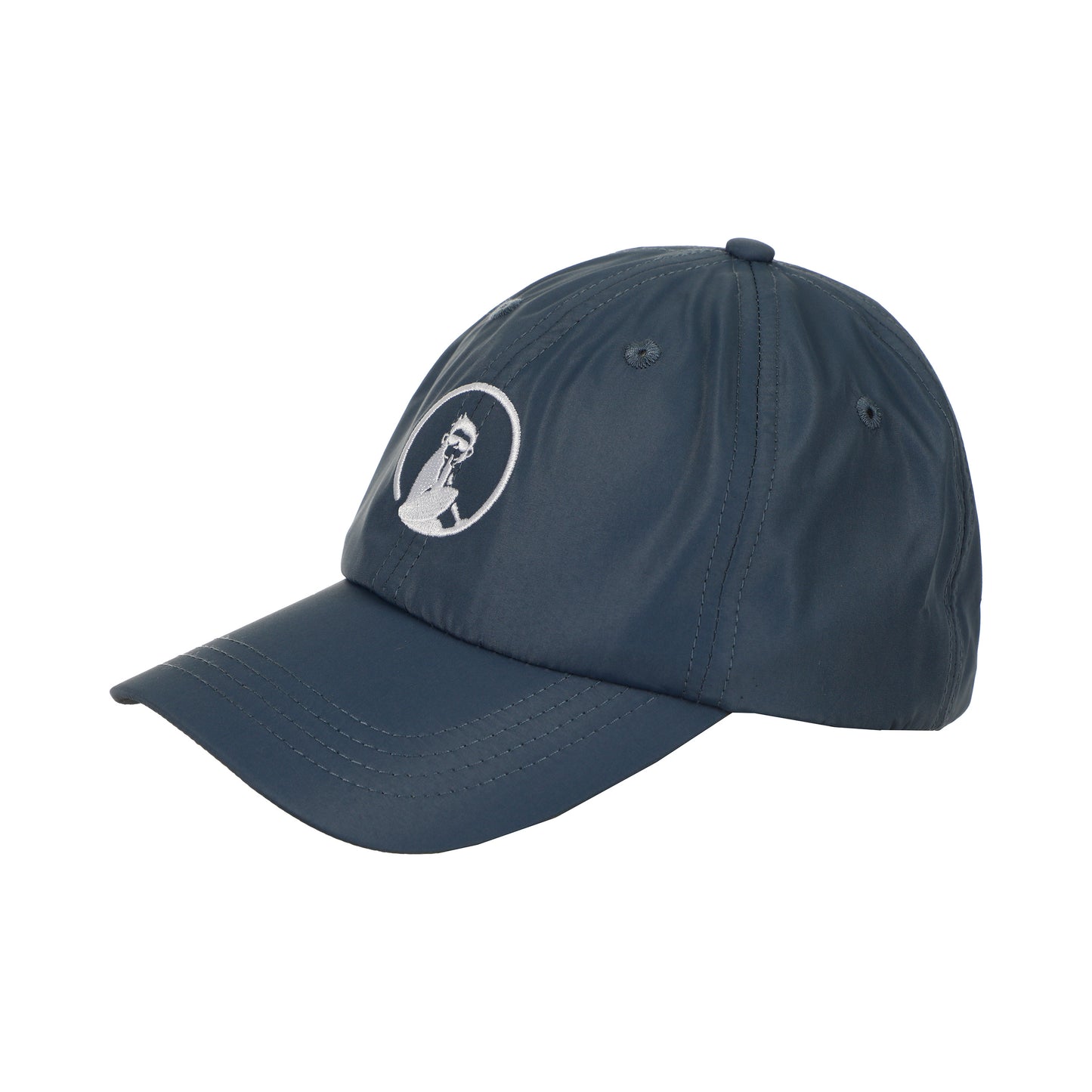 Quiet Please Court Cap Unisex - blue grey,